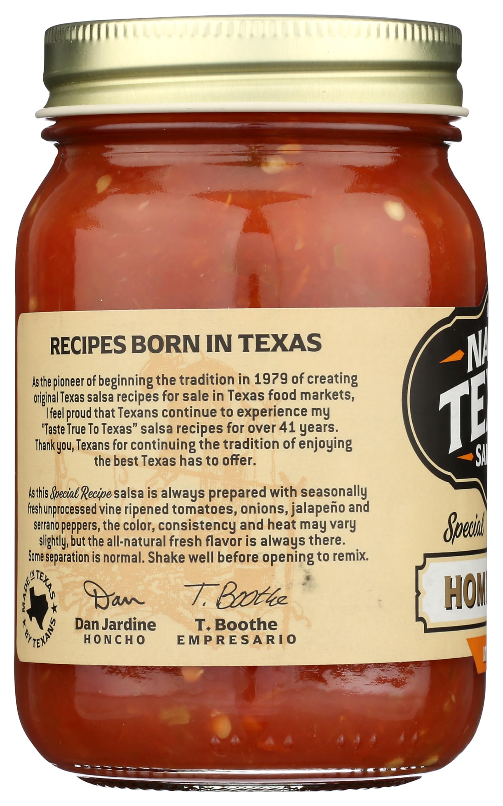 Generic N.ative Texan Salsa Homemade Style Medium Special Edition 16 oz (Pack of 6)
