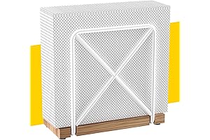 White Napkin Holder for Tabletops