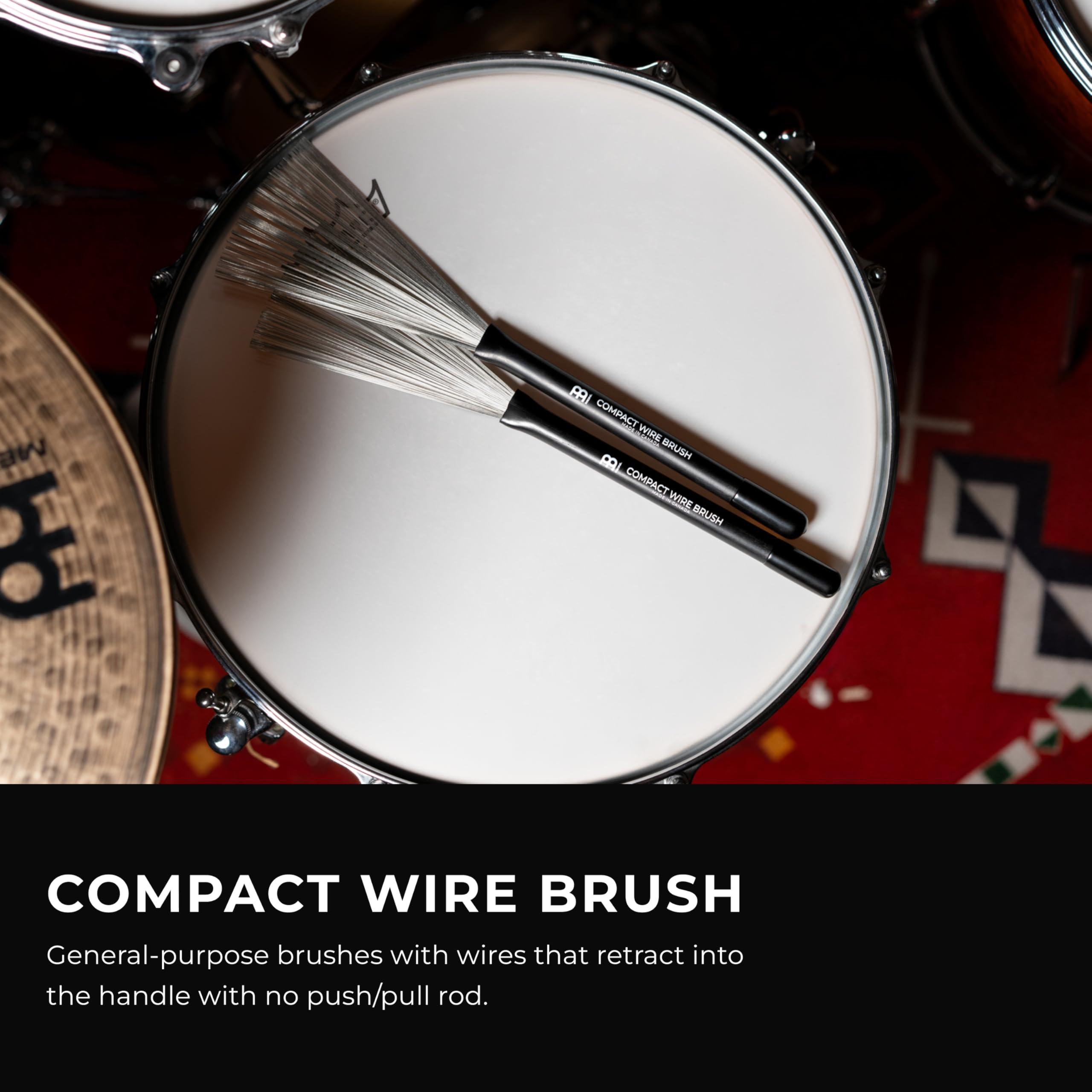 Meinl Stick & Brush - COMPACT WIRE BRUSH (SB301)