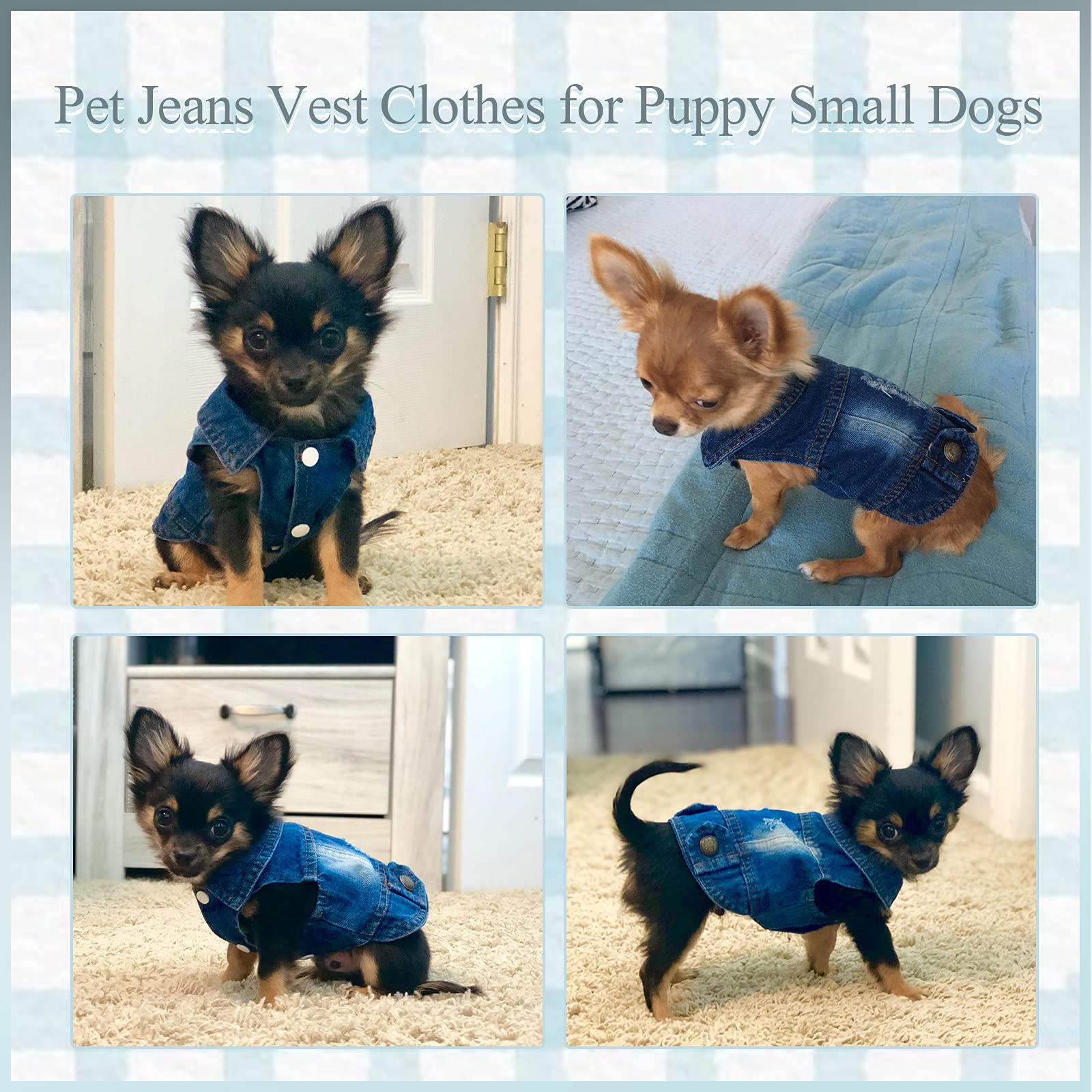 dog jean jacket amazon