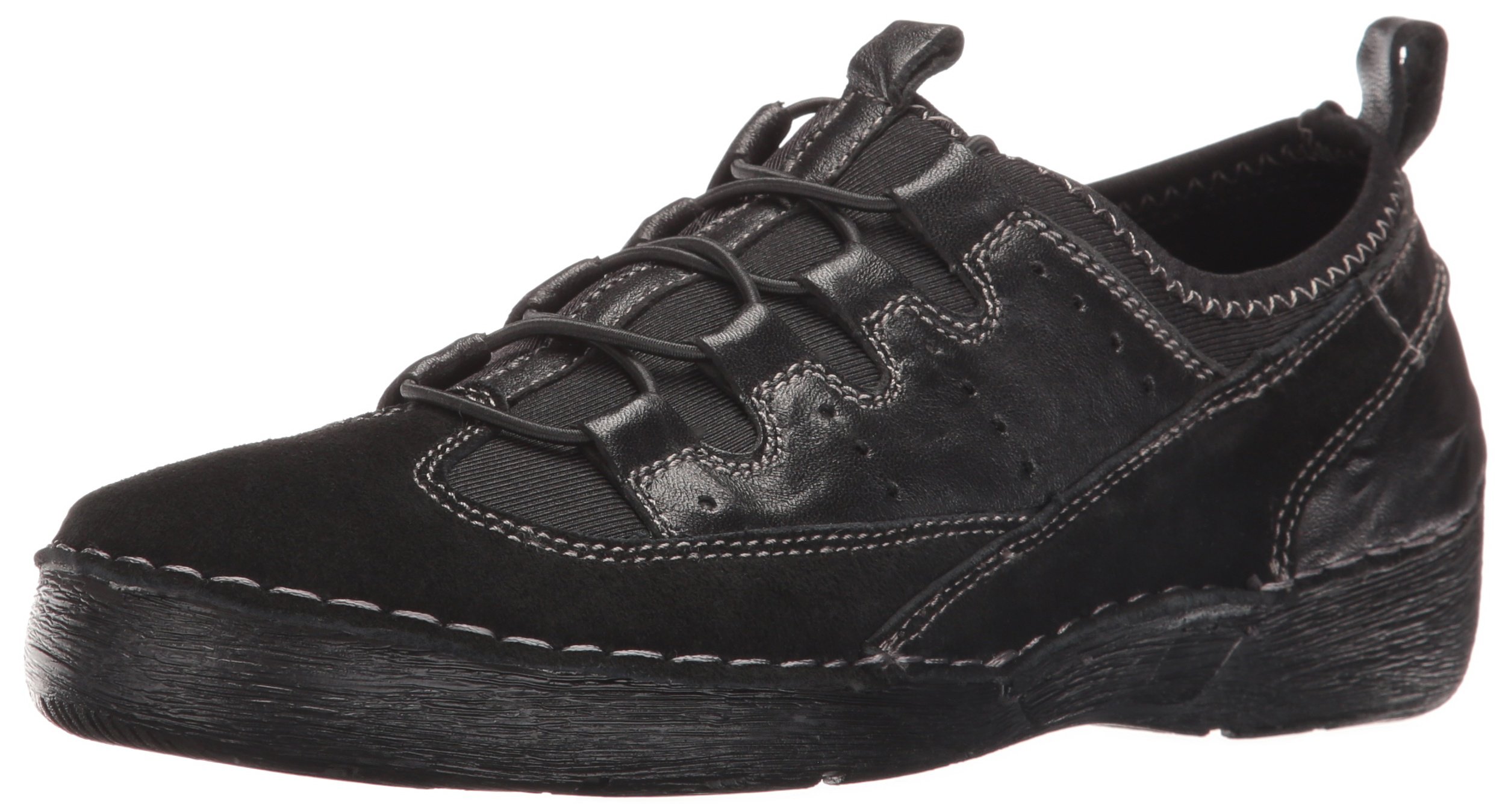 Propét Women's Marenmarenmarenmarenmarenmarenmarenmaren Flat, 6 M US, Black, 6 US Women