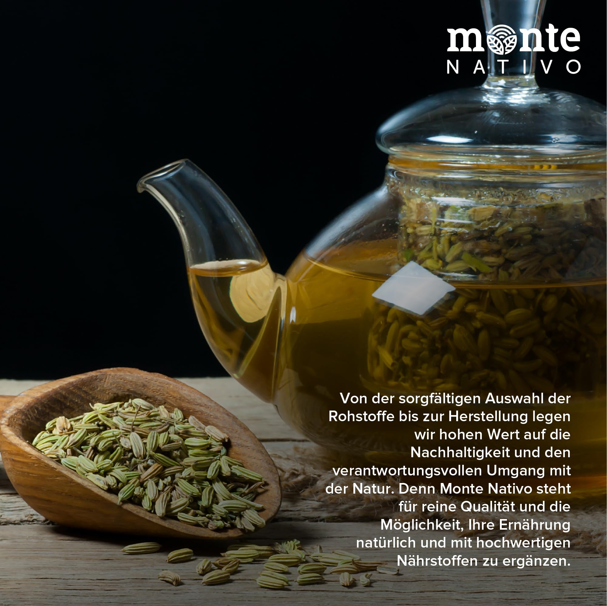Semillas de Hinojo Monte Nativo 500g - Especias secas para Té y Cocina