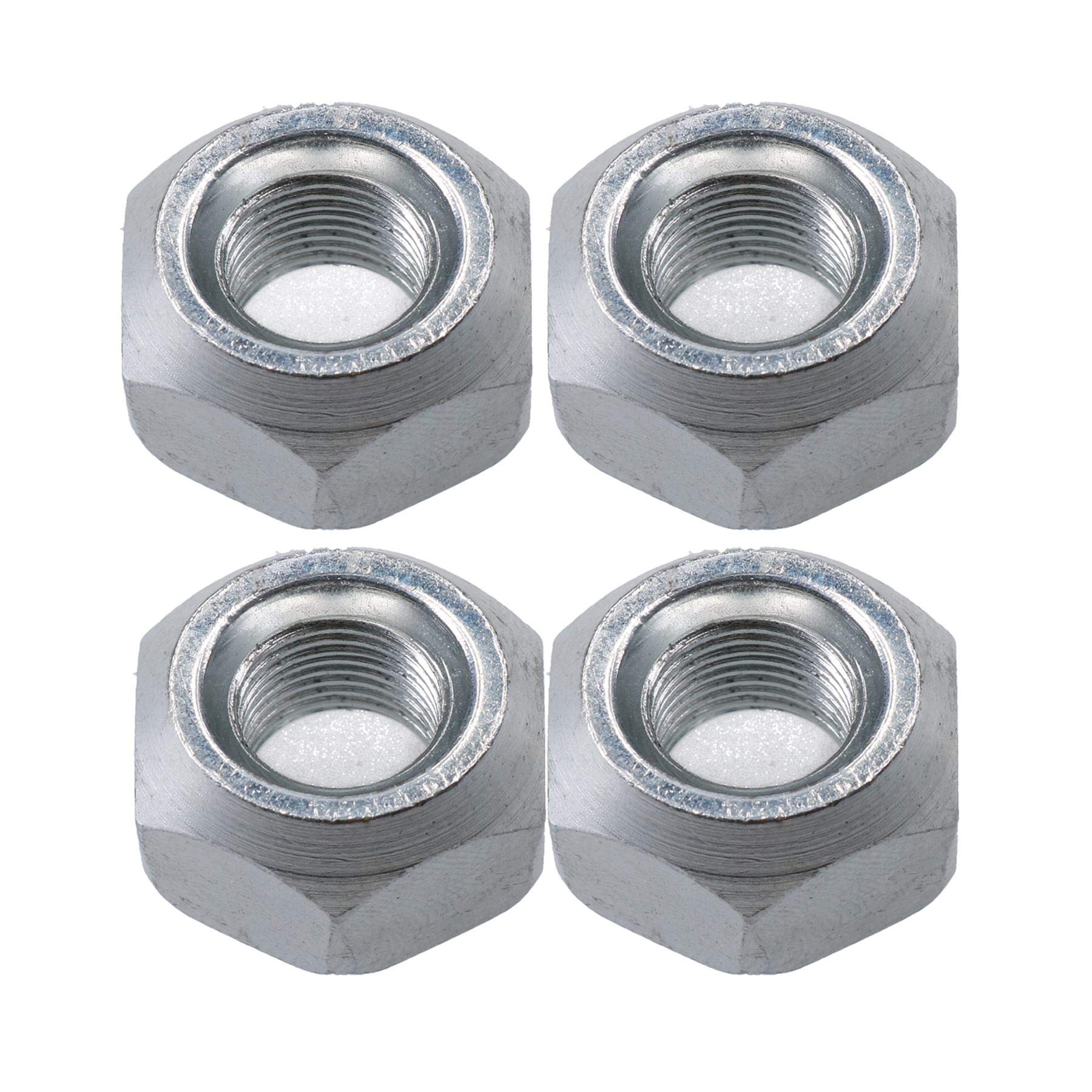 Tuercas M10x1.25 para llantas de remolque: kit de 4 tuercas cónicas de cubo 4