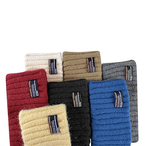 Miniatura 7 de Diademas para mujer, antideslizantes, suaves, banda elástica de punto, calentadores de orejas, bandas para la cabeza de cola de caballo de moda