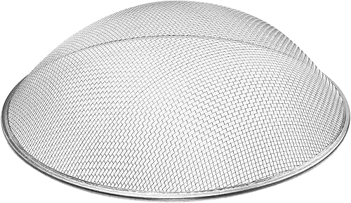 Zerodeko Práctico tamiz de malla de alambre redondo para jardín y cocina, tamiz de malla fina para hornear y drenaje de alimentos