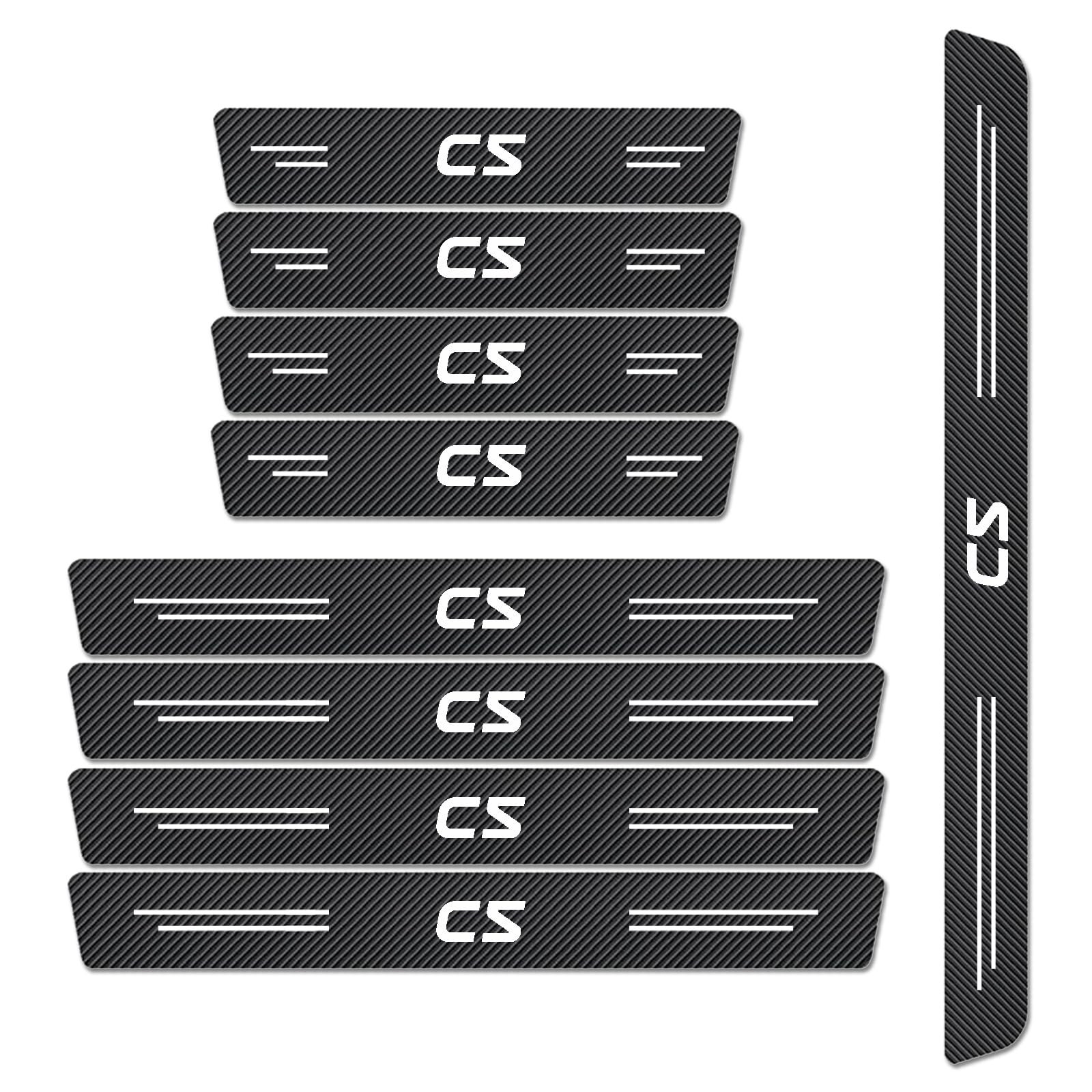 WXH97F Carbon Fiber Scuff Plates for Citroen C5 2000-2019