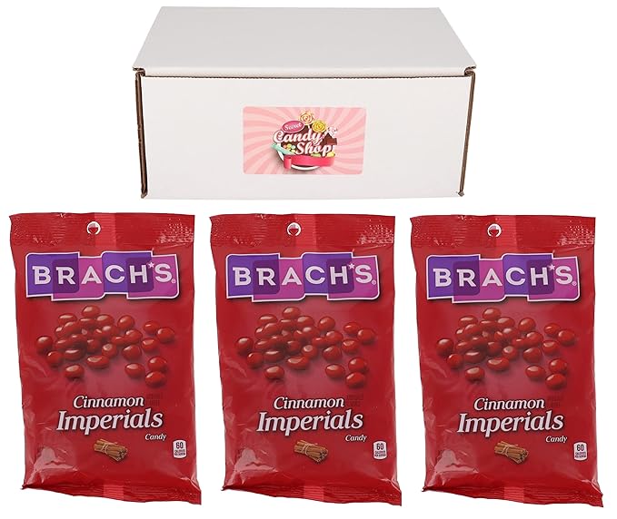 Brachs Candy Cinnamon Imperials Candies (Pack of 3) Grocery & Gourmet Food