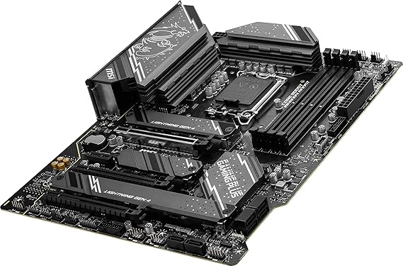 MSI Z790 Gaming Plus WiFi-AMZ Gaming Motherboard (Support 14th/13th/12th Gen Intel Processors, LGA 1700, DDR5, PCIe 5.0, M.2 Slots, 2.5Gbps LAN, USB 3.2 Gen2, Wi-Fi 6E, Bluetooth 5.3, ATX)