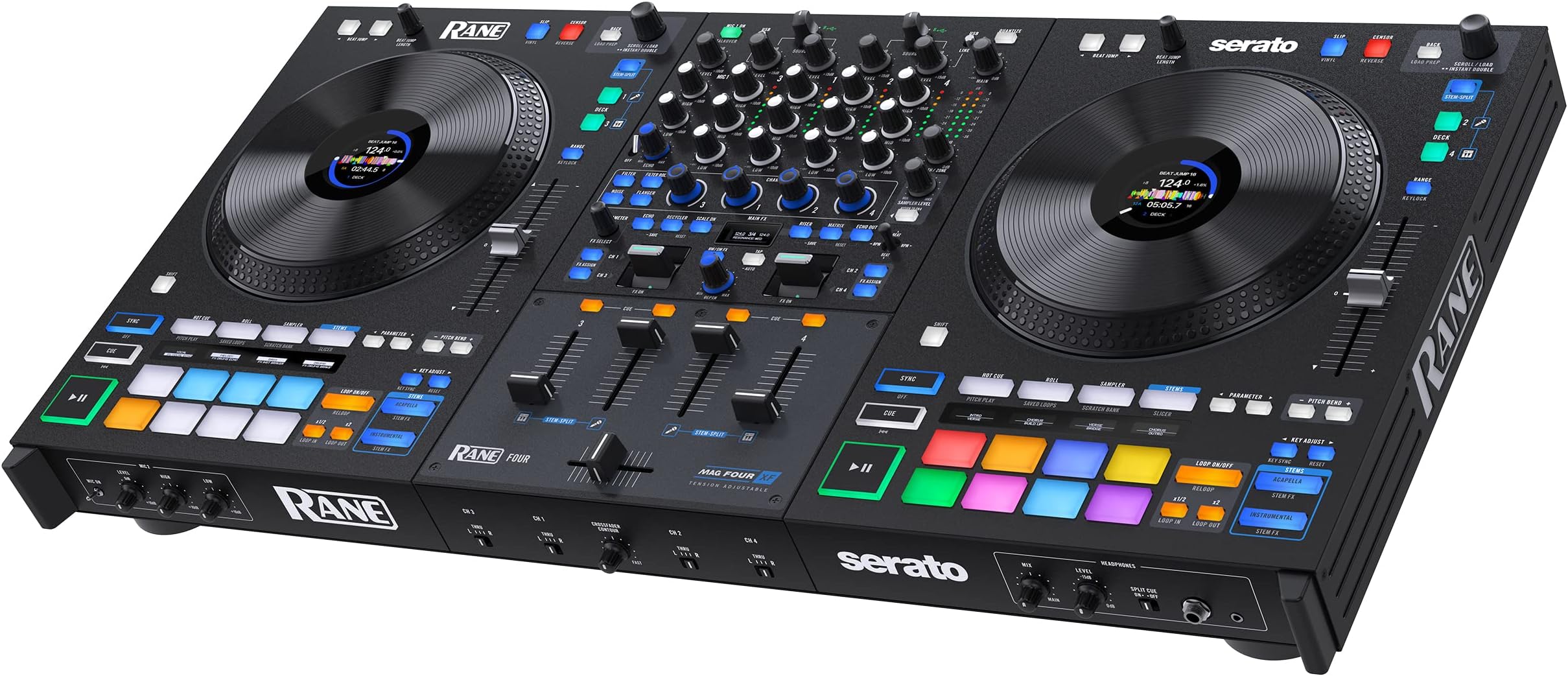 Four Advanced Four-Channel Stems DJ Controller