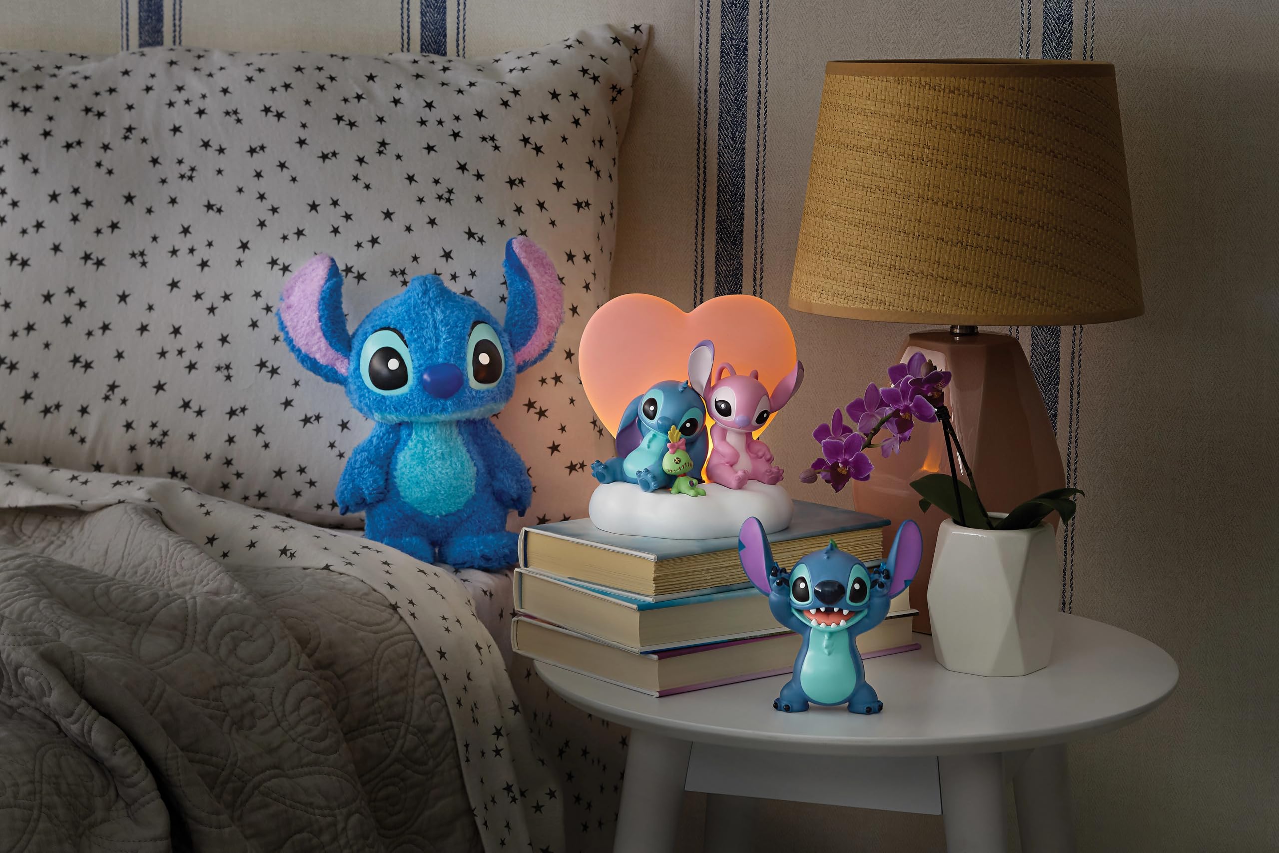 Enesco Grand Jester Studios Disney Lilo ve Stitch Çift Taraflı Heykelcik, 13 cm, Çok Renkli
