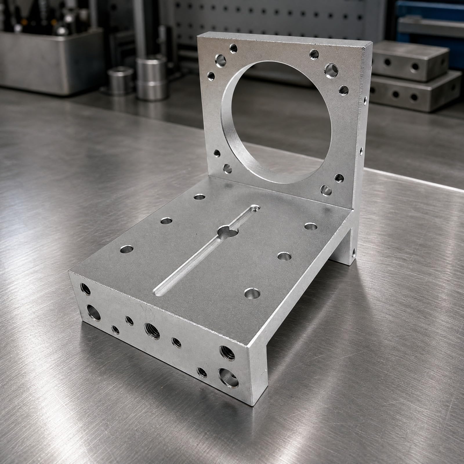 MERIGLARE Montaje Resisn Base Montaje Metálica Práctico para Mecánicos, Ensamblaje Motor Guía