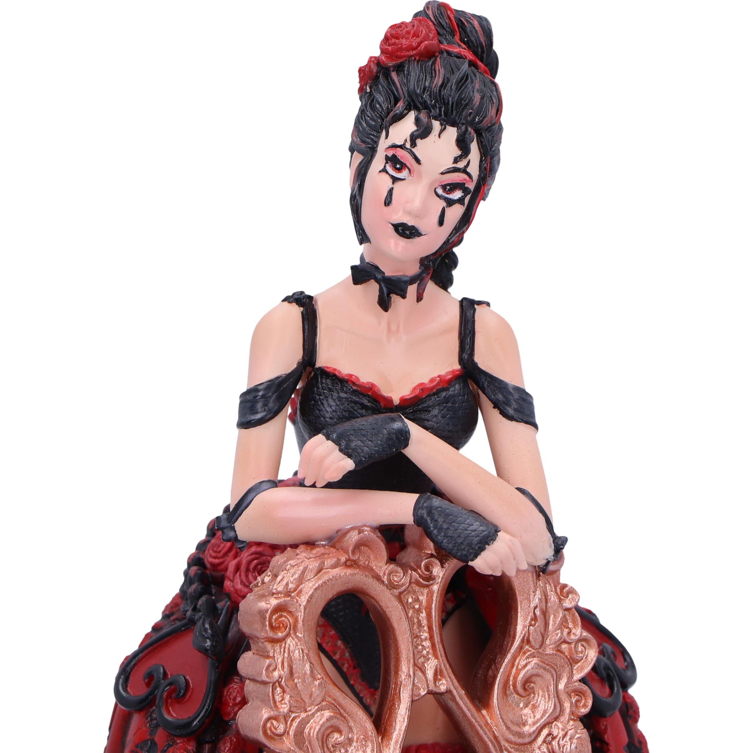 Nemesis Now Figurine Marionnette 18,5 cm en résine, Figurine de marionnette Ciseaux, poupée Burlesque, Ornement de poupée Gothique Chic, Design Original Exclusif, moulé dans la résine la Plus Fine,