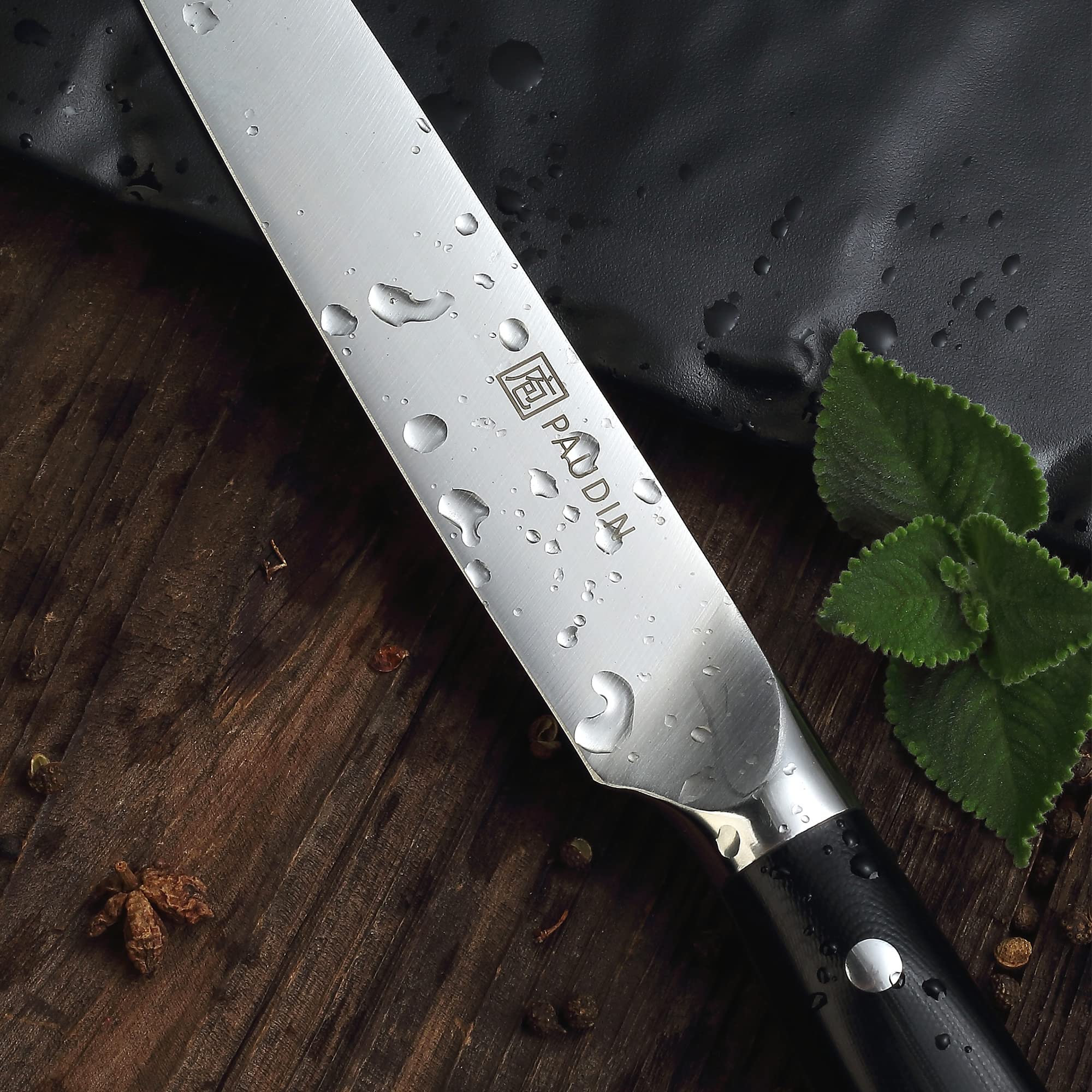 PAUDIN Carving Knife Set, 8" Meat Slicing Knife, 7" Turkey Fork, Gift Box — Amazon image 7
