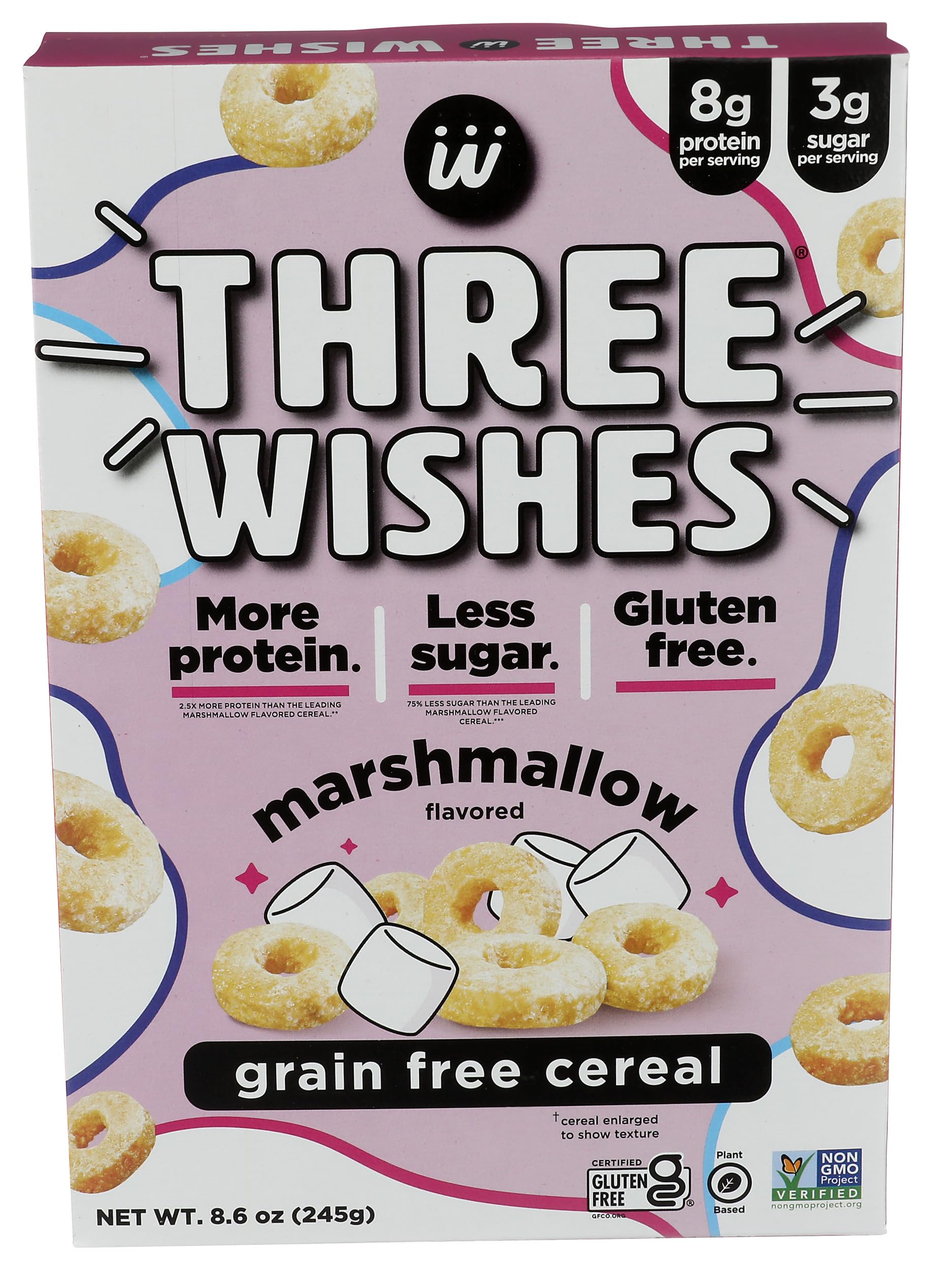 Three Wishes Cereal Marshmallow Gf 8.6 OZ