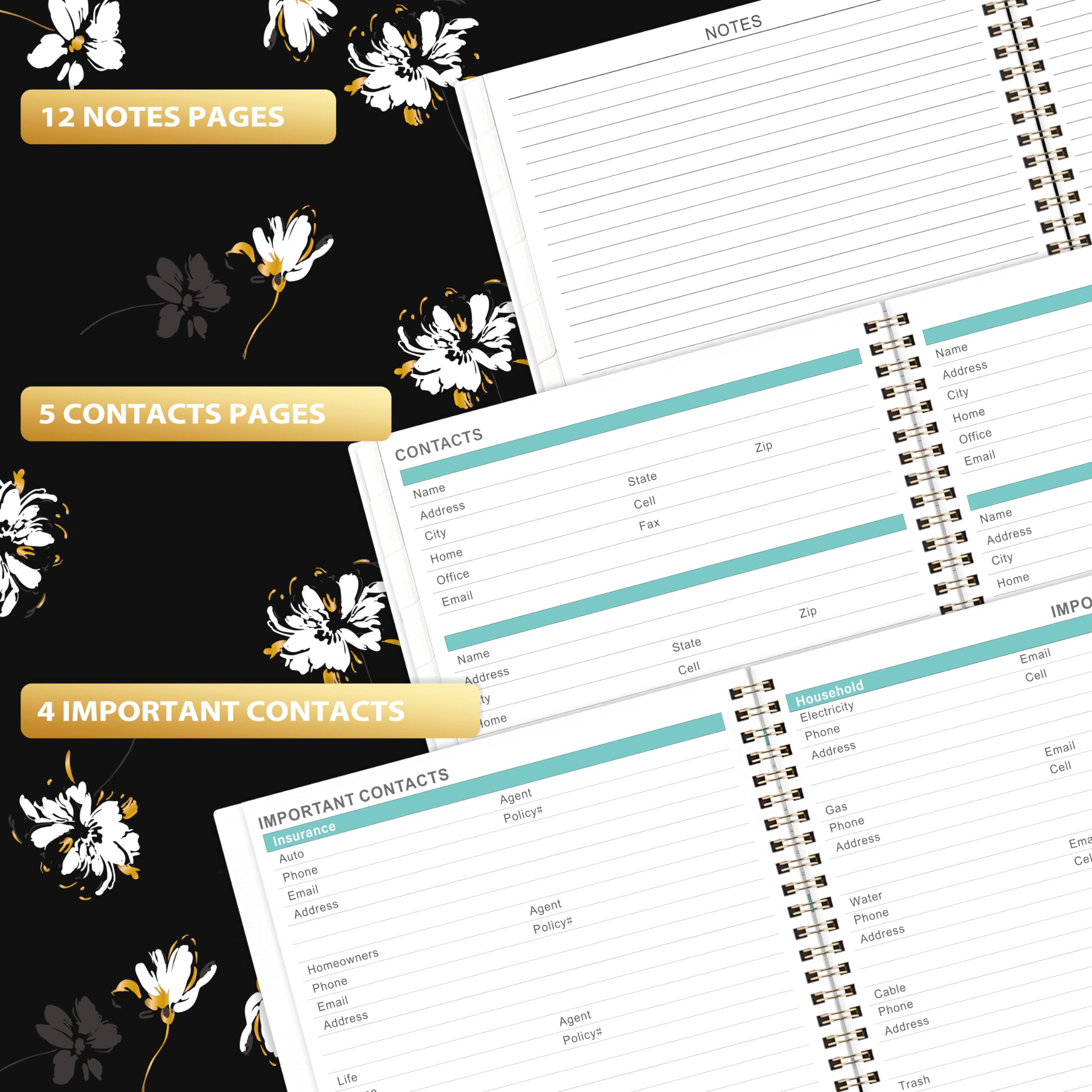 Snapklik 2024 Monthly Planner 12 Monthly Planner From January