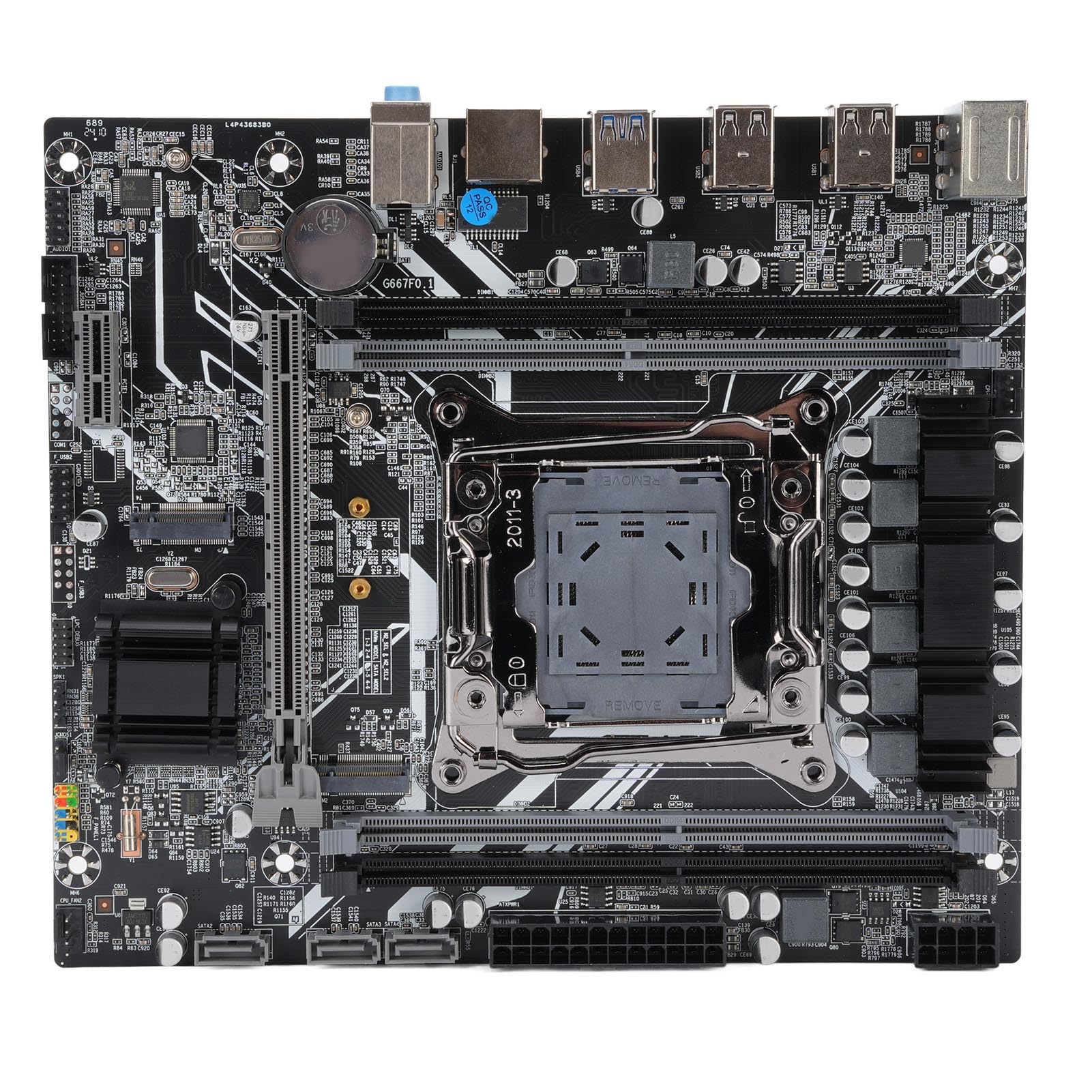 Płyta Główna do Gier M.2 dla LGA 2011-3 Obsługuje Procesory I7 i E5 V3 V4 4 Kanały DDR4 128 GB NVMe NGFF 3.0 6 Gb/s PCIe z Gigabit LAN