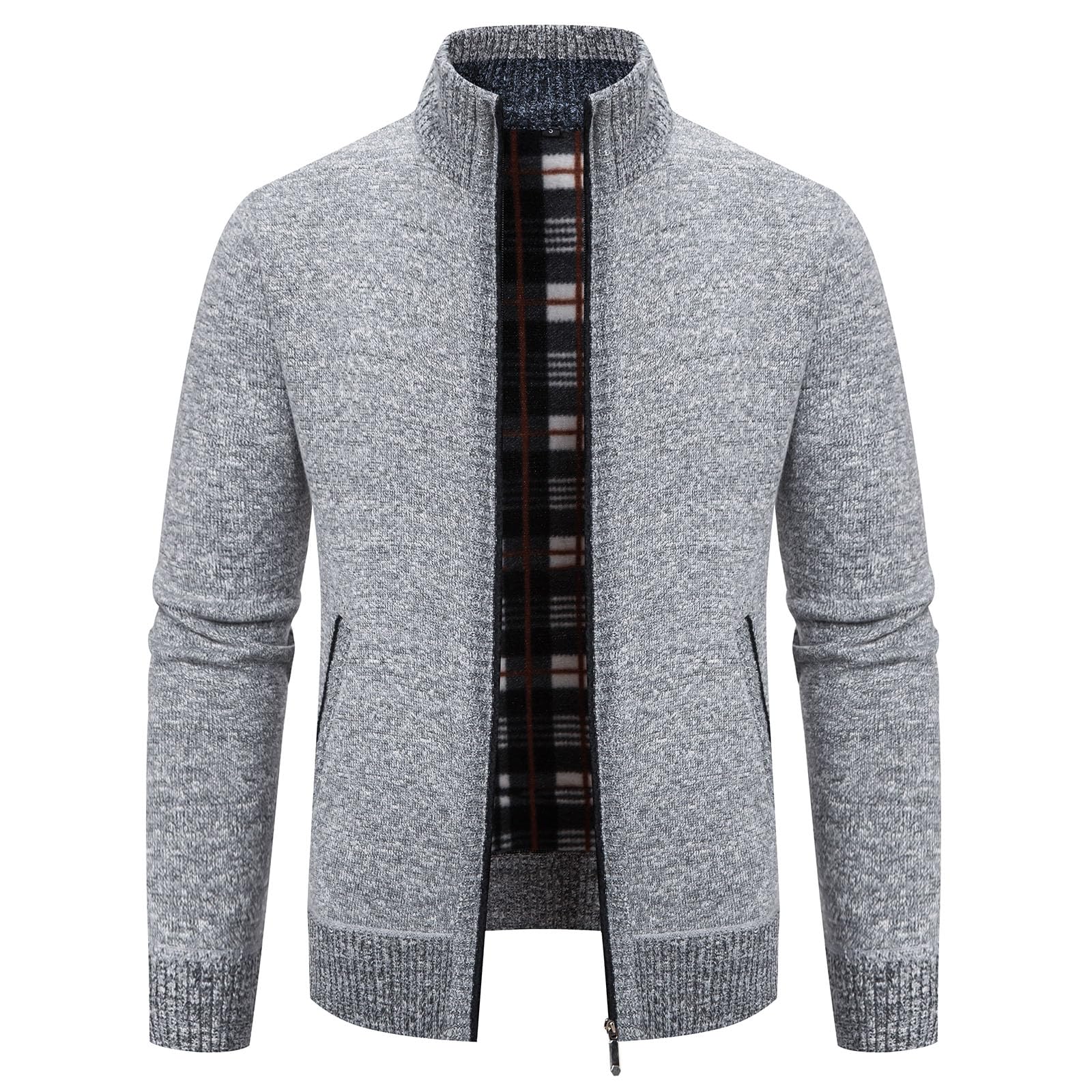 mylldey Mens Sweater Cardigan Knitted Long Sleeve Men Sweaters Fall-picture-41