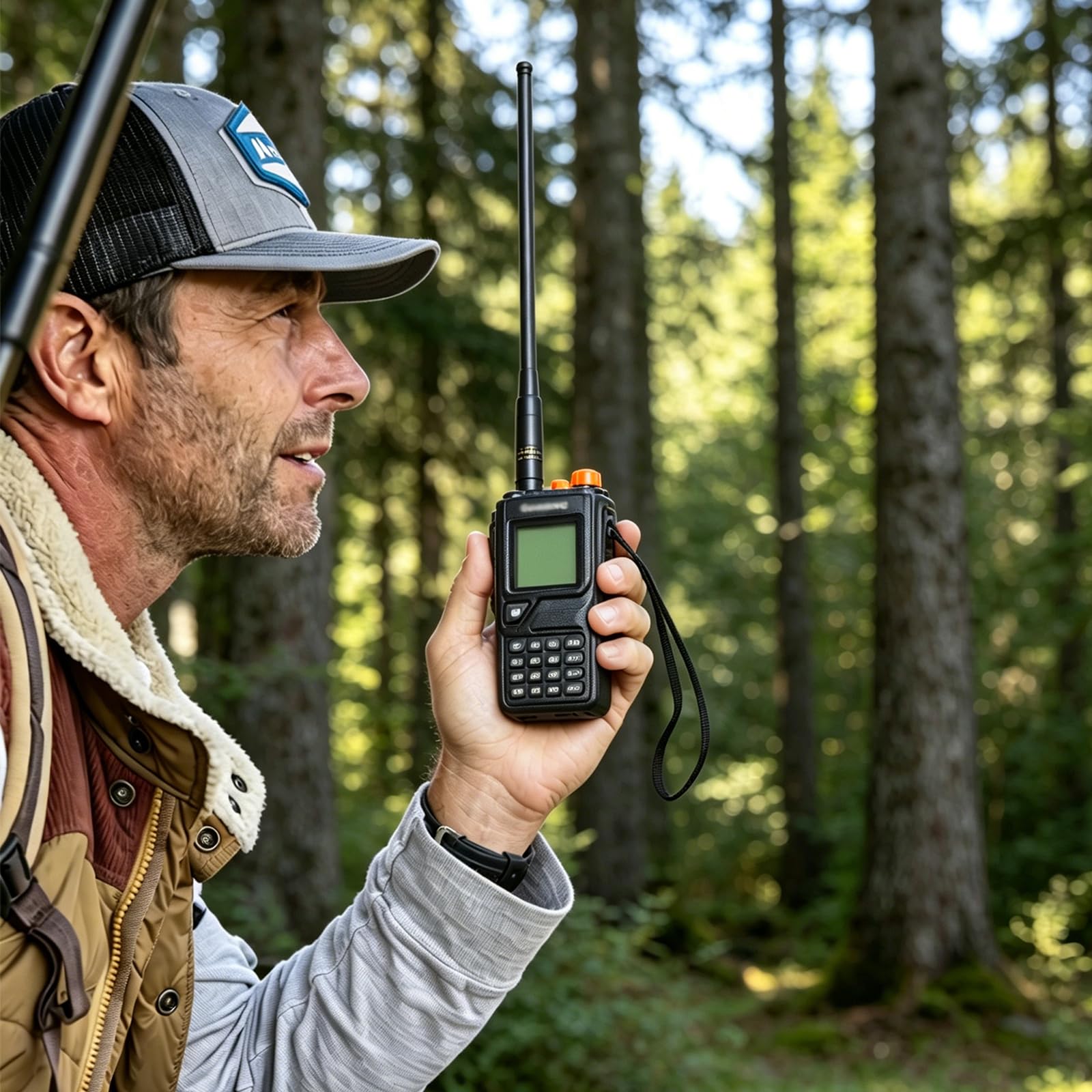 Antena telescópica para Radio de 27 MHz, Conector SMA-F, Antena de Mano para Radio, Compatible con walkie-talkies Baofeng UV-5R Quansheng UV-K5 y radios bidireccionales (SMA-F)