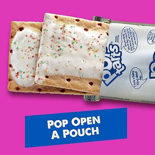 Miniatura 5 de Pop-Tarts Pasteles tostadores alimentos de desayuno aperitivos para niños paquete variado 60 tartas