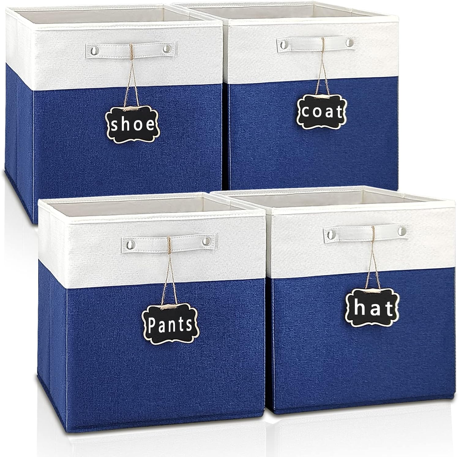 Dyvavna 13x13x13 Inch Storage Cube Bins, Large Foldable