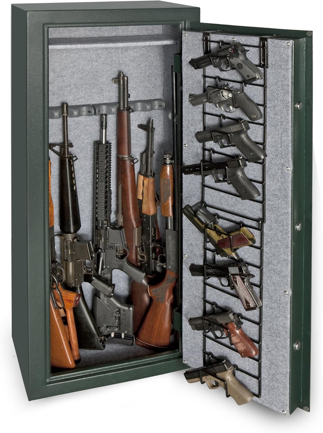 Rack'Em The Maximizer™ 8 Pistol Rack (Narrow Full Door),Black