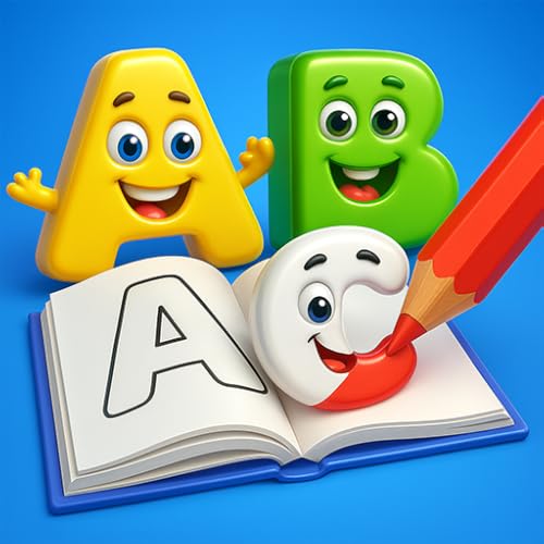 Alphabet Coloring Master 3D: Learn ABC Letters Drawing, Tracing & Fun Educational Art Game for Kids