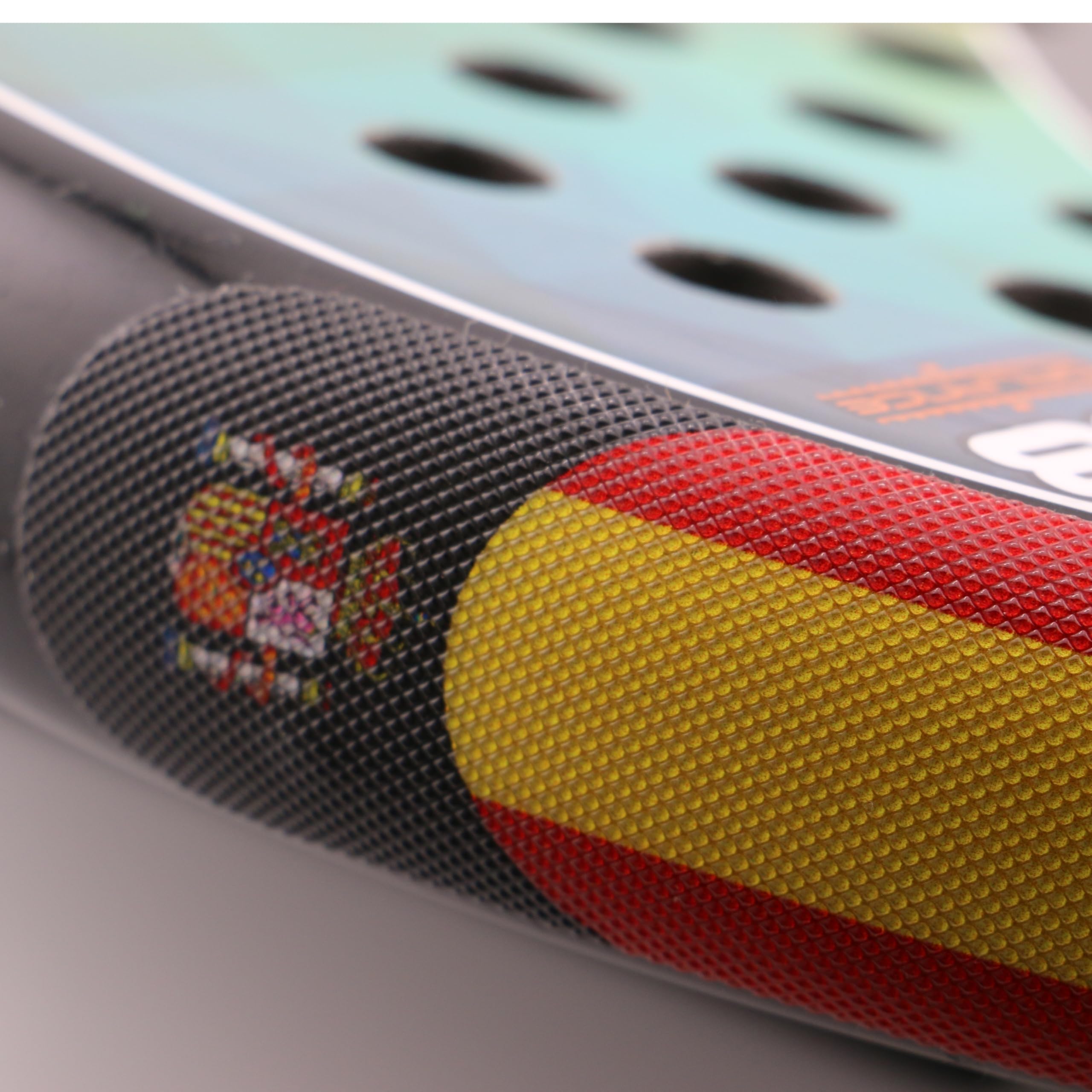 Protector Pala de Padel Ligero Bandera España 35x370mm con Limpiador