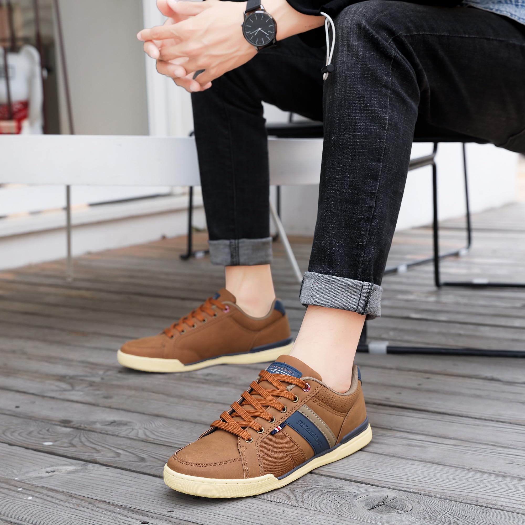 AX BOXING Zapatillas Casual Hombre Moda Zapatos Deportivas Transpirable Running Sneakers Tamaño 41-46 EU