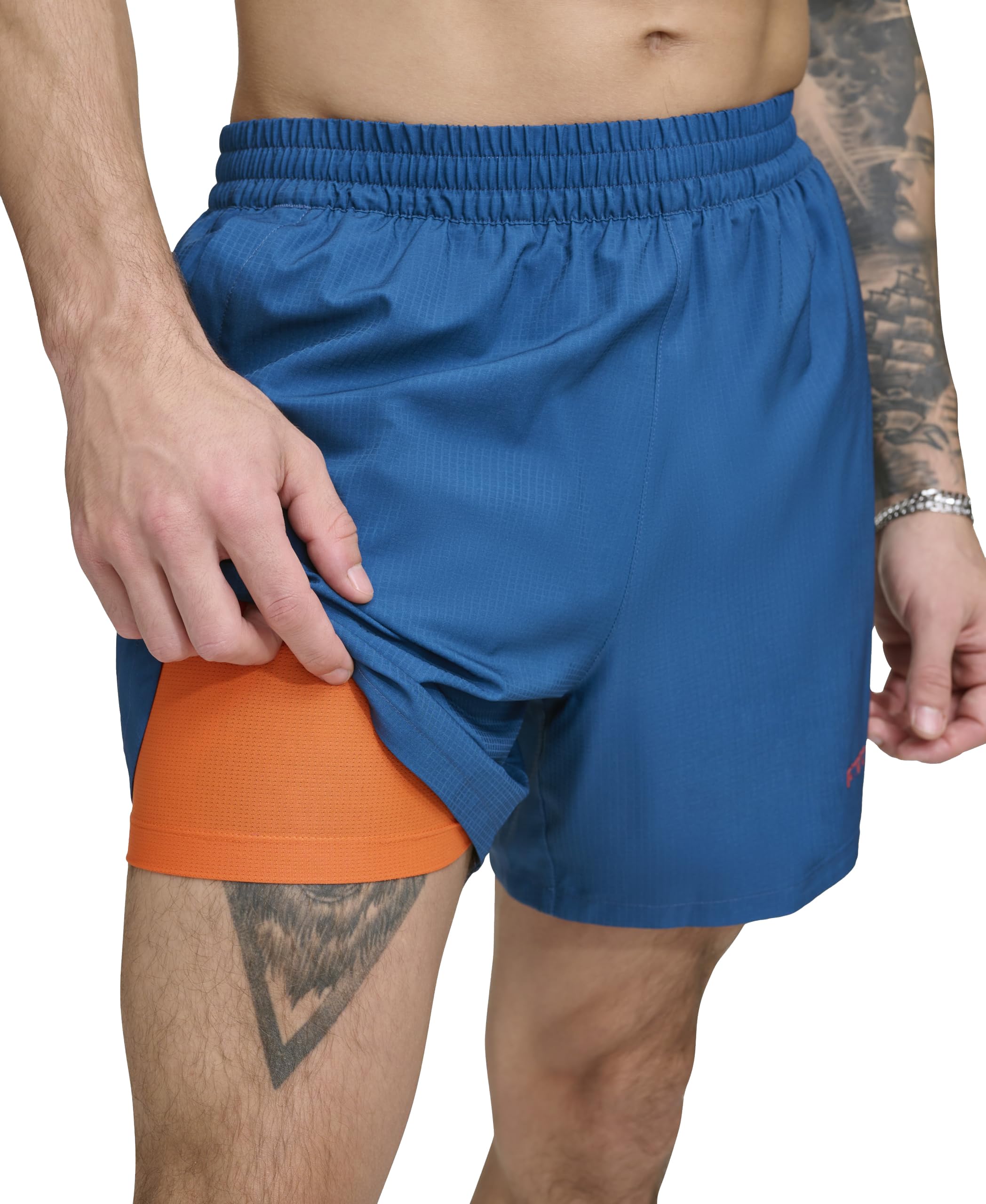 DKNY Mens Stretch Quick Dry Volley UPF 40 Protection Swim Trunk