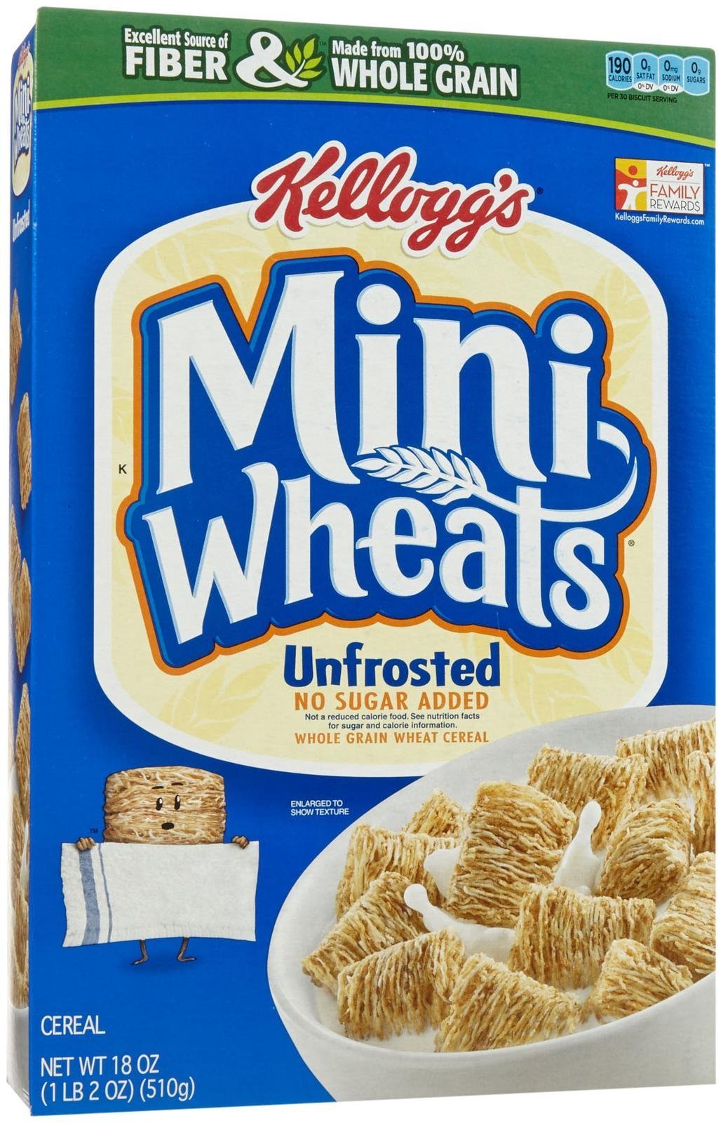 Kellogg's Frosted Mini-Wheats Mini-Wheats Unfrosted Cereal - 18 oz