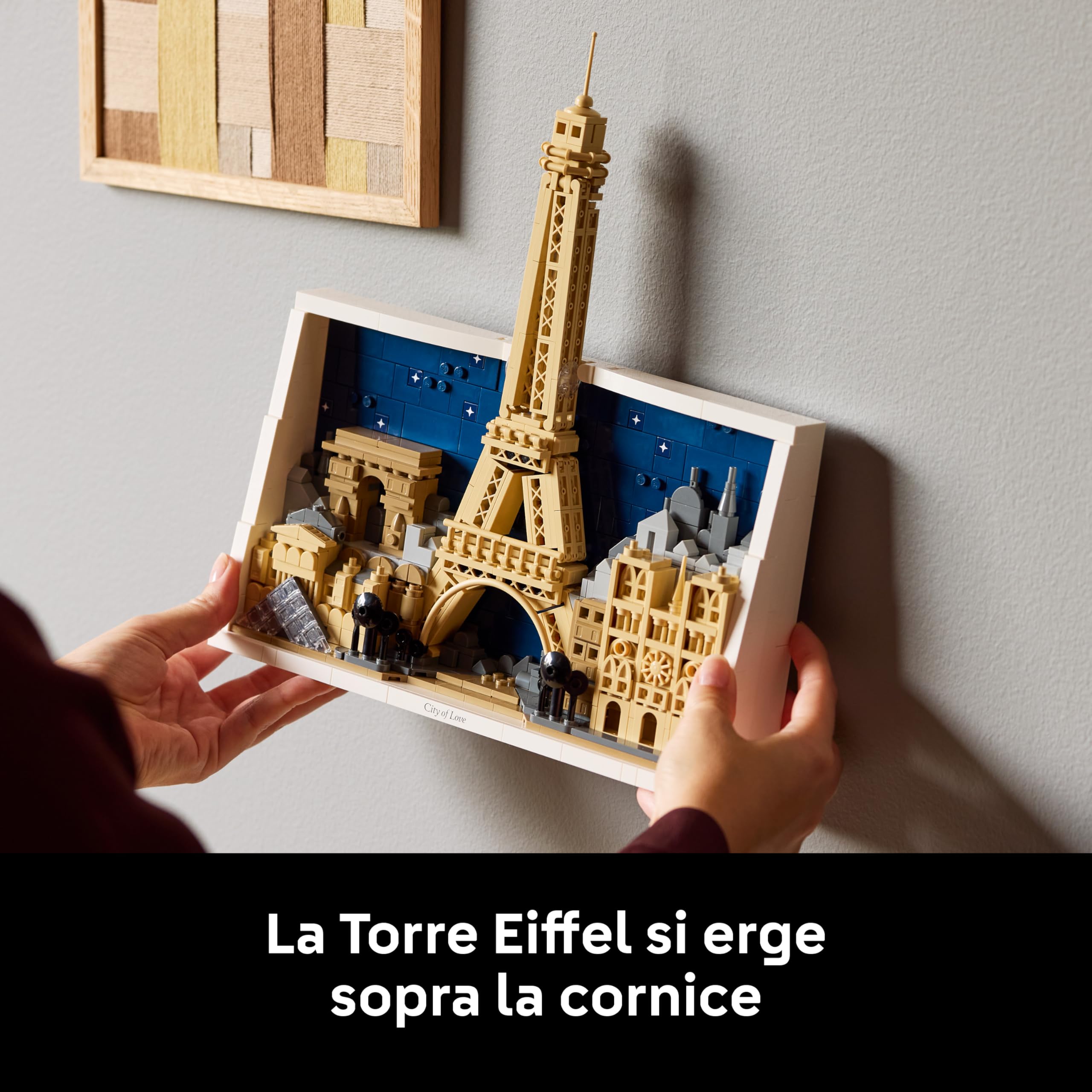 LEGO Architecture Parigi – La Città dell’Amore - Modellino da Costruire per Adulti Fai da Te - Decorazione per Casa o da Parete 3D con Paesaggio Parigino tra cui la Torre Eiffel - Idea Regalo - 21064