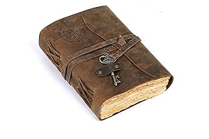 Leather Compass Vintage Journal: Handmade Gift of Timeless Elegance