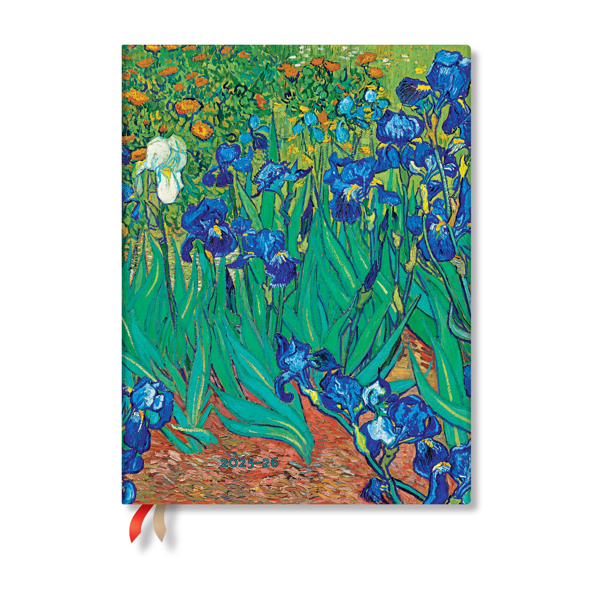 Planificateur 18 mois Paperblanks Iris de Van Gogh de qualité supérieure