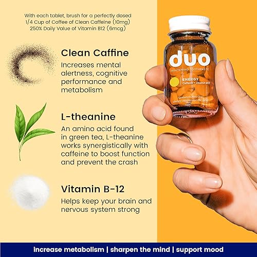 Miniatura 3 de Duo  Tabletas de pasta de dientes blanqueadoras naturales  Nano-hidroxiapatita (nHa) para remineralizar y reducir la sensibilidad  Sostenible y