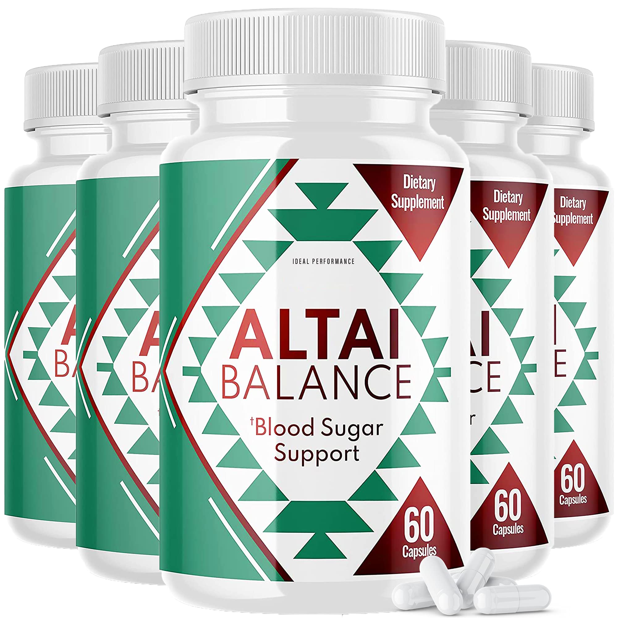IDEAL PERFORMANCE (Official) Altai Balance Blood Sugar Support Pills (5 Pack)