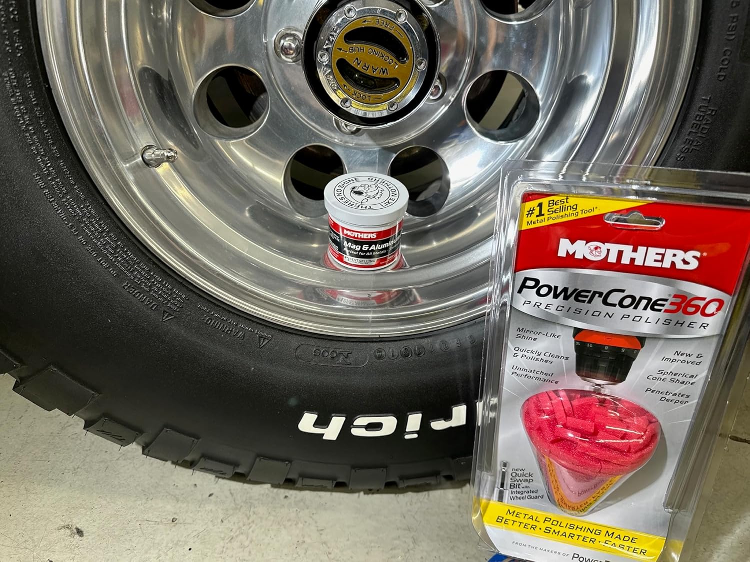 Mothers 05146 PowerCone 360 Metal Polishing Tool