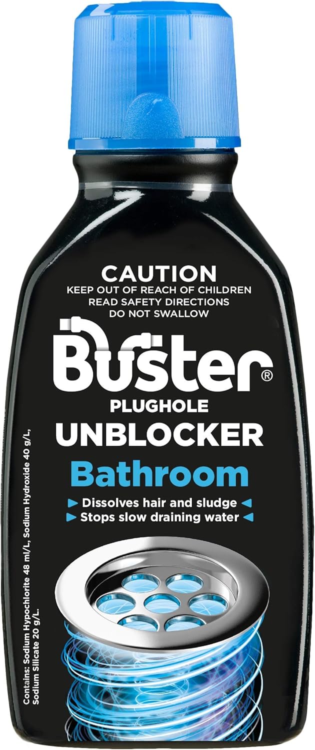 Buster 300ml Bathroom Unblocker, 300 milliliters