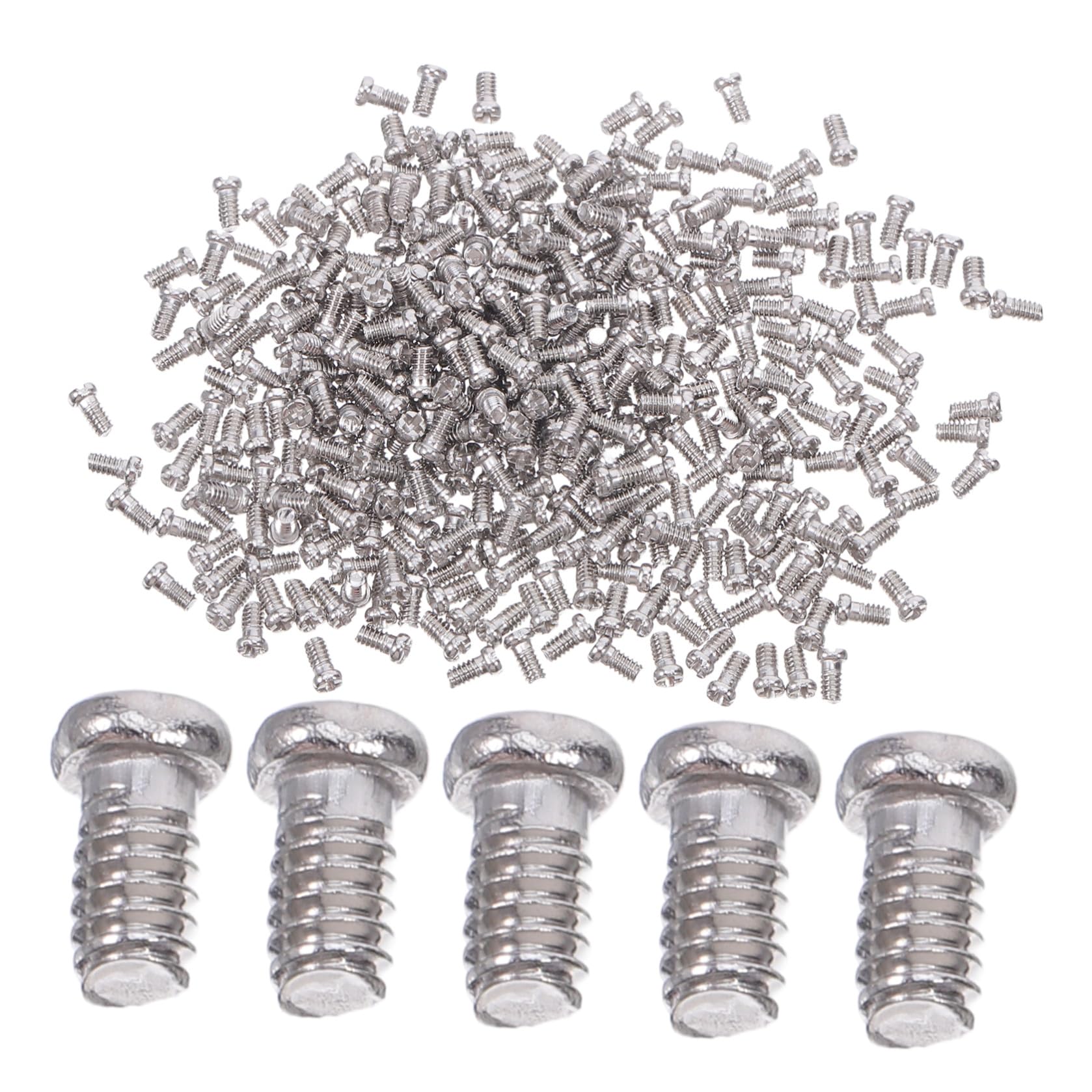 Anneome 10000 Piezas 10000 Tornillos de Reparación M1.4×2.4 de Acero Inoxidable para Almohadillas Nasales de Gafas, Surtido Micro Tornillos para Gafas de Sol y Piezas de Repuesto, Kit