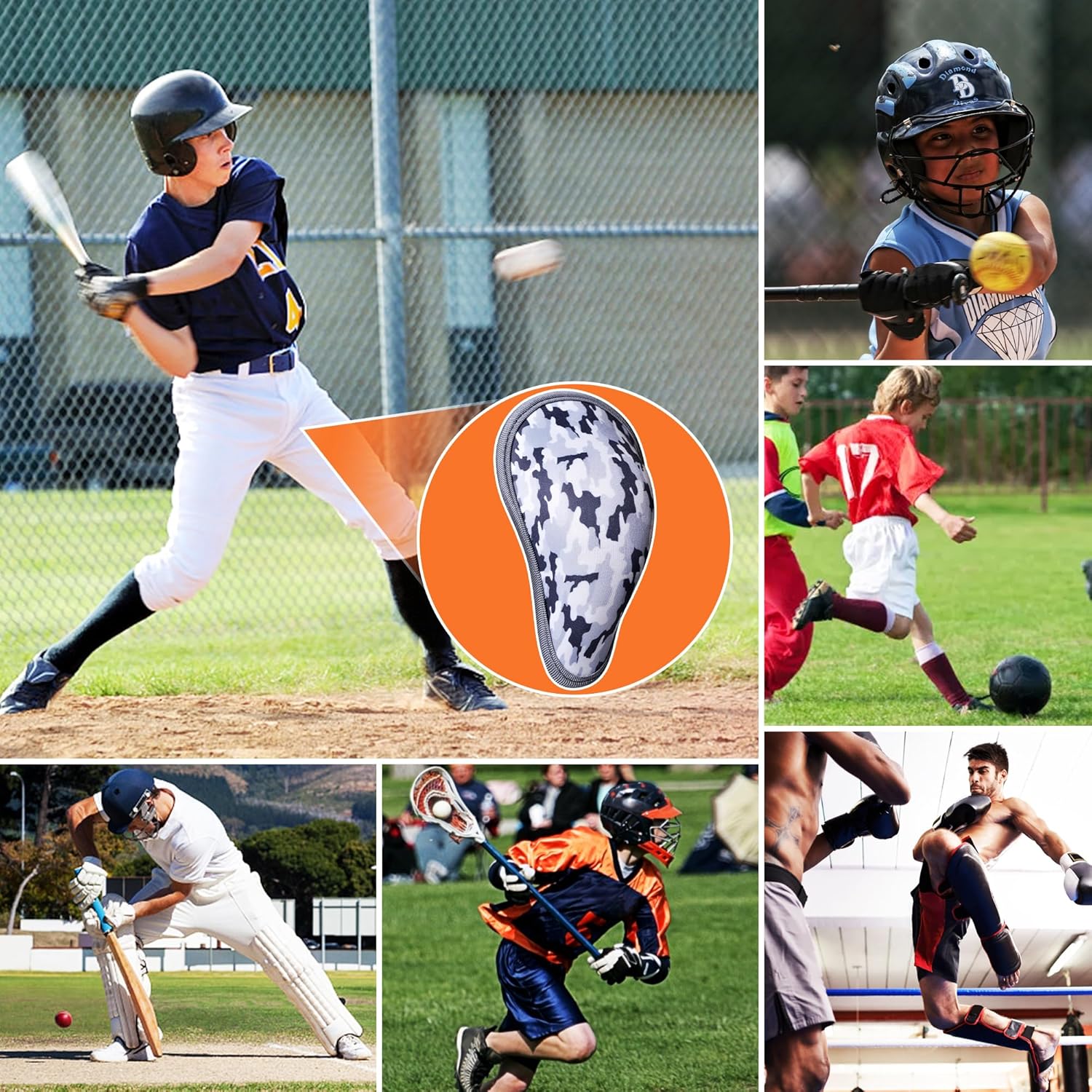 COOLOMG Youth Boys Baseball Sliding Shorts with Soft Foam Cup Padded Sliders Underwear for Football Lacrosse Hockey - Image 7