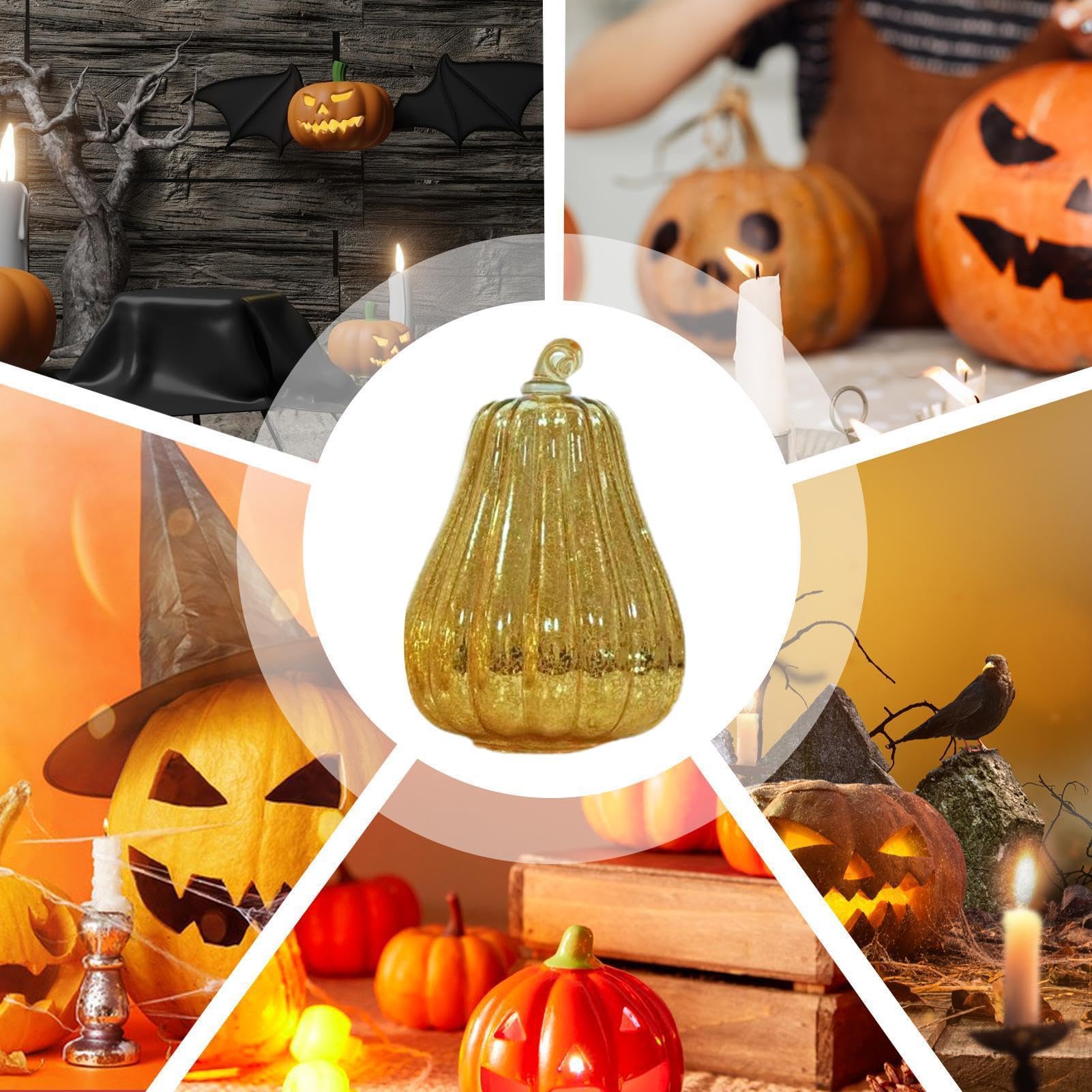 Generico Luminosa Lampada del Raccolto Autunnale con Caldo Arancione | Decorazione Lampada da Tavolo a Per Halloween, Ringraziamento, , Tavolo Da Pranzo, Libreria