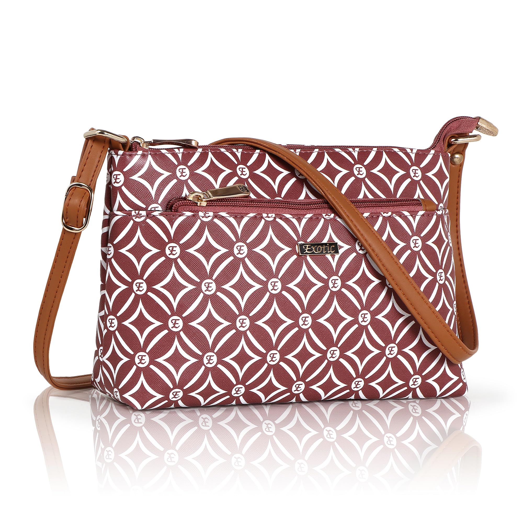 EXOTIC leaf punch Sling Bag (Pista) (B0CMZWQSXD) Amazon Price History, Amazon Price Tracker