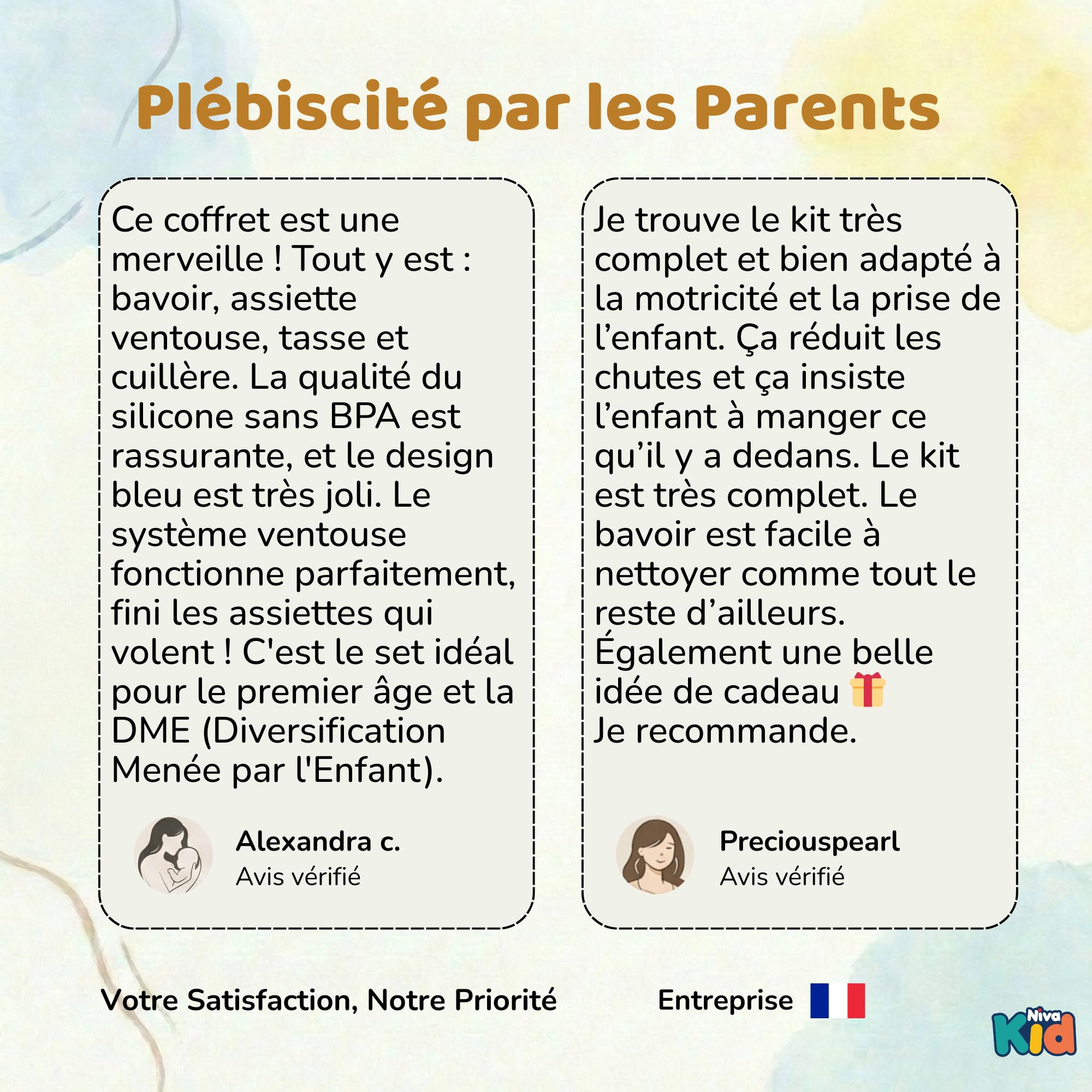 Coffret Repas Bébé Silicone Set Vaisselle 1er Âge Assiette Ventouse Cuillère Bavoir Tasse Sans BPA DME Bébé Beige