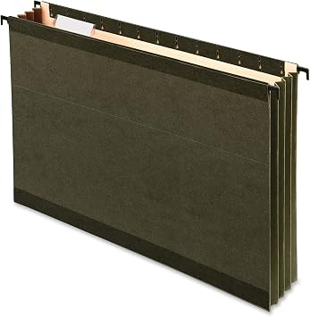 Pendaflex SureHook Hanging File Folders, Legal Size, Standard Green, 4/Pack PFX 09317
