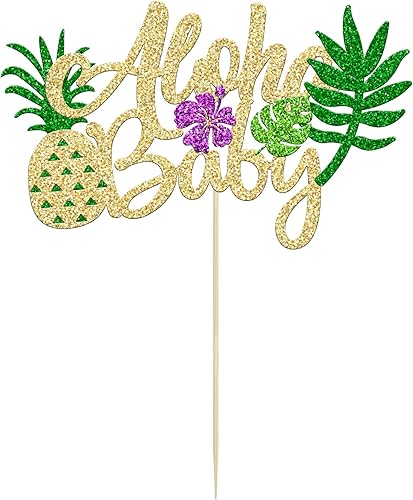 Miniatura 10 de Gyufise 36 piezas de decoración de flamenco para cupcakes de cóctel, tropical, Aloha Luau, flamenco, verano, hawaiano, playa, cupcakes, decoración