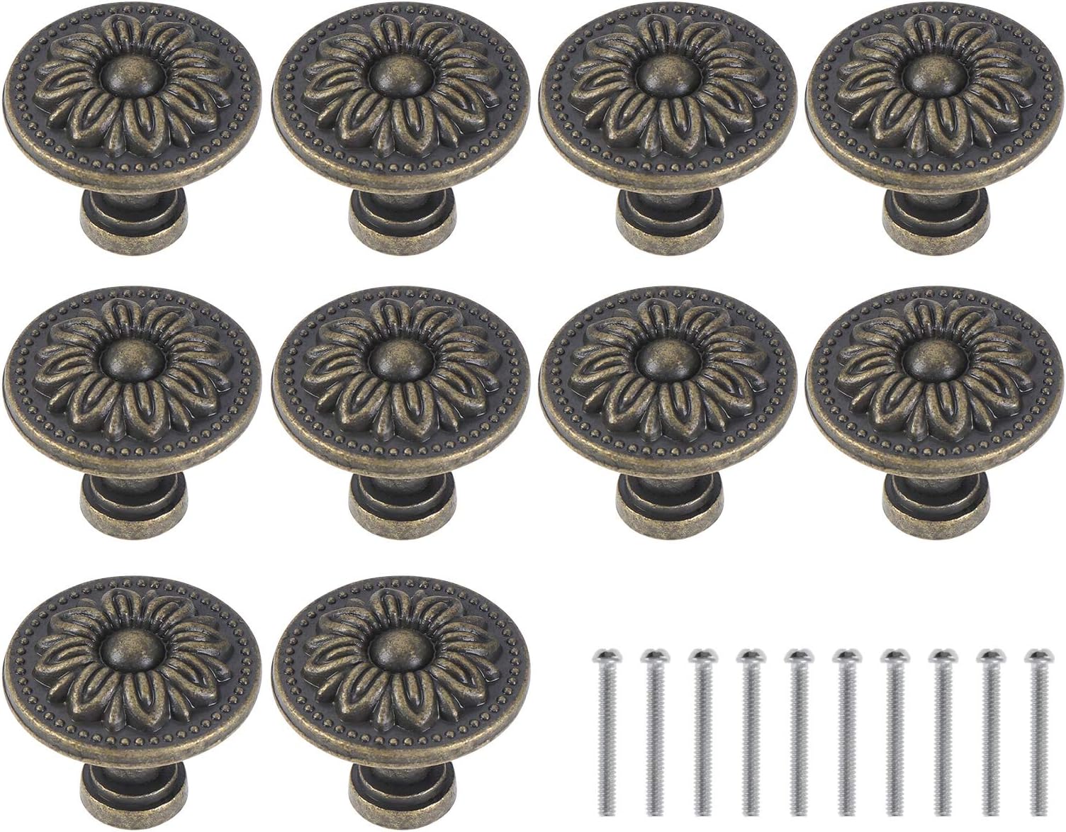 Antique Flower Shape Cabinet Knobs