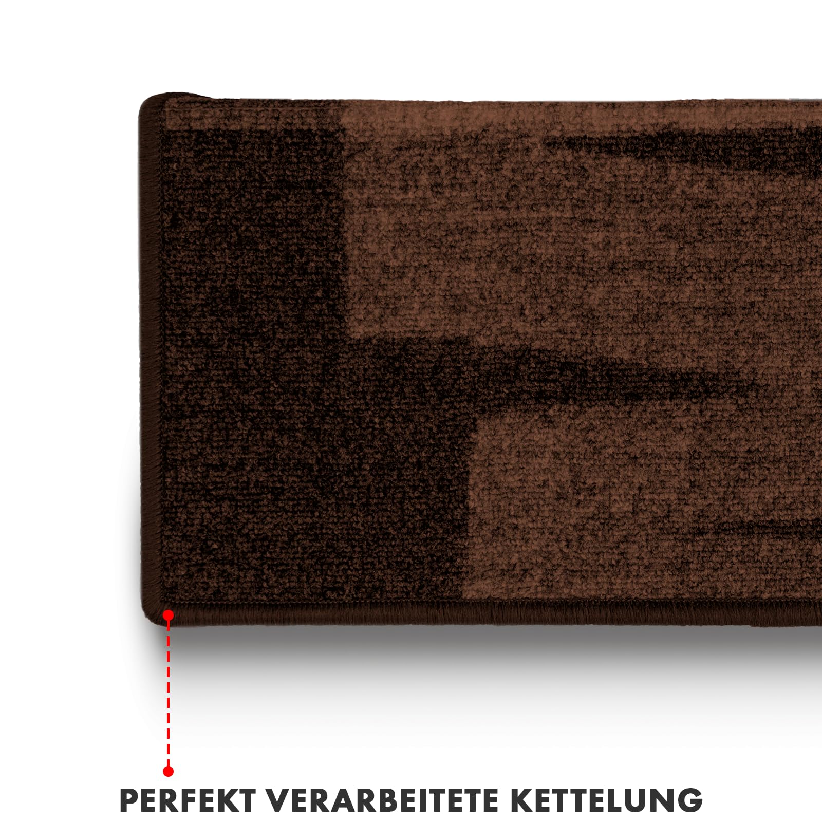 Lot De 15 Tapis D'Escalier Autocollants Aspect Sisal | 65 X 23,5 Cm | Résistants, Faciles à Nettoyer - 5