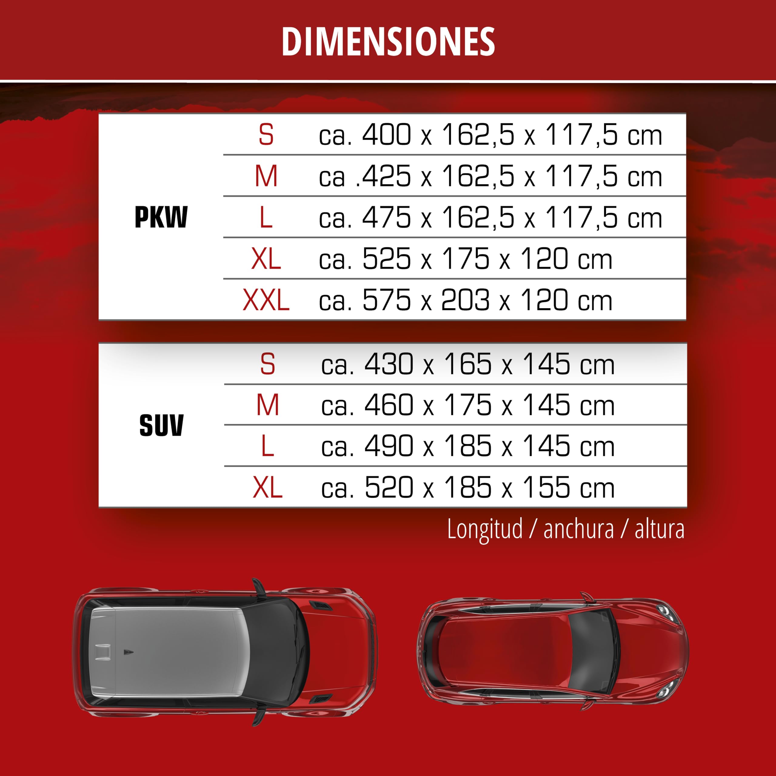 WALSER Funda antigranizo para el Coche Pro, Funda Repelente al Agua antigranizo para automóvil, Lona para Coche, Funda para Coche Talla 9 - Antracita-Plata