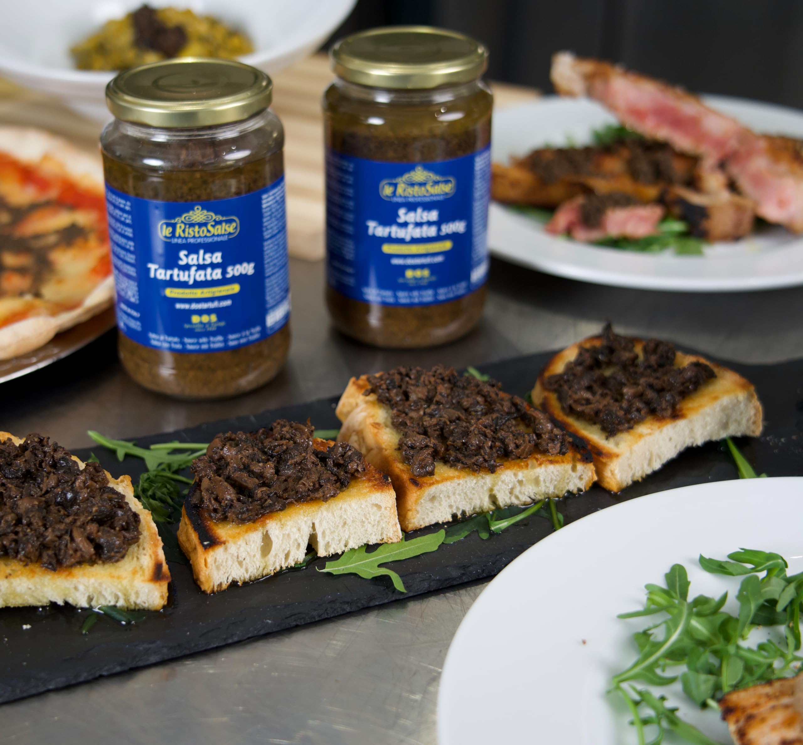 Trüffelsauce 500 Gramm - Verwendet in Restaurants und Kochen Profis - Italienische Artisan Produkt