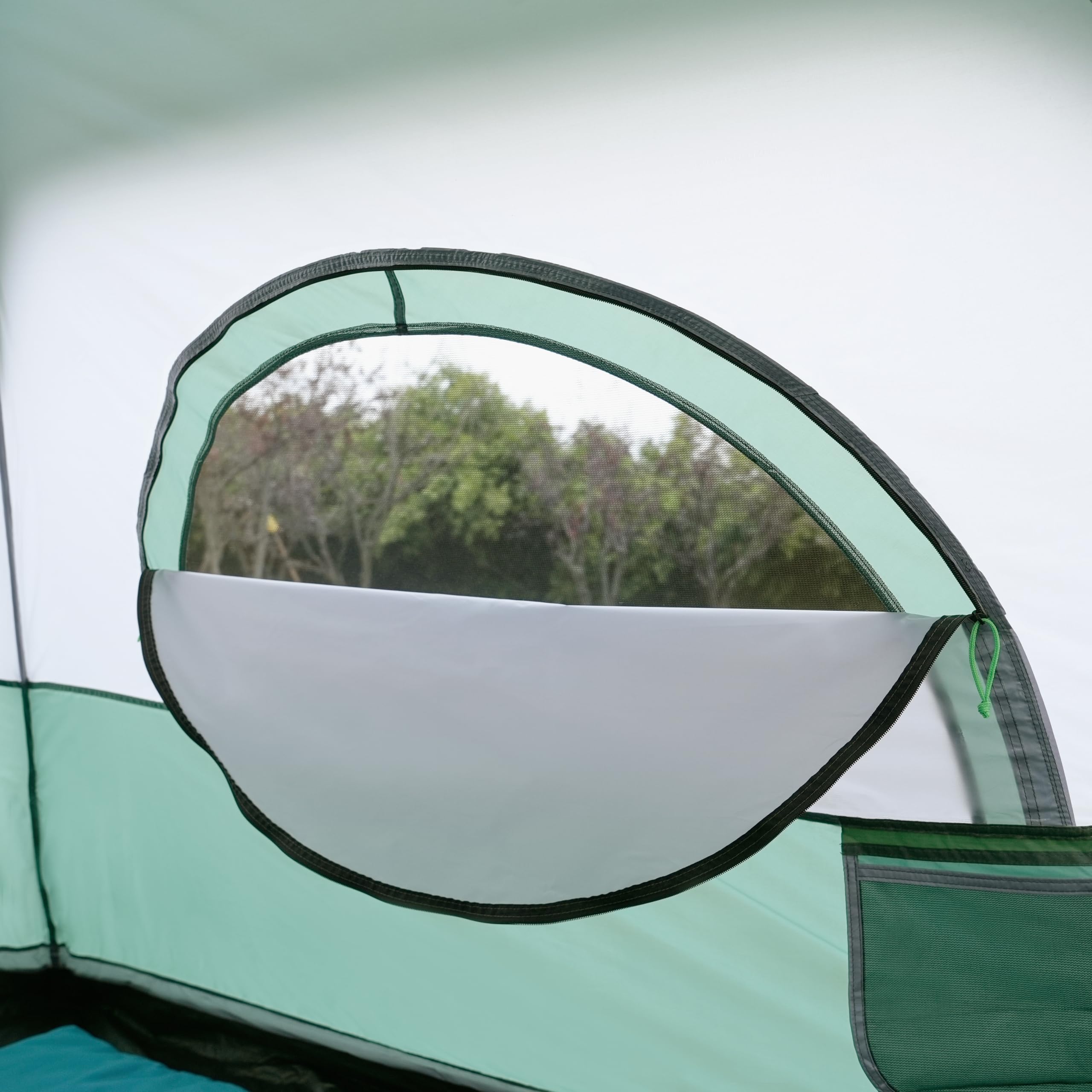 Amazon Basics Tenda da campeggio istantanea con telo antipioggia e borsa per il trasporto