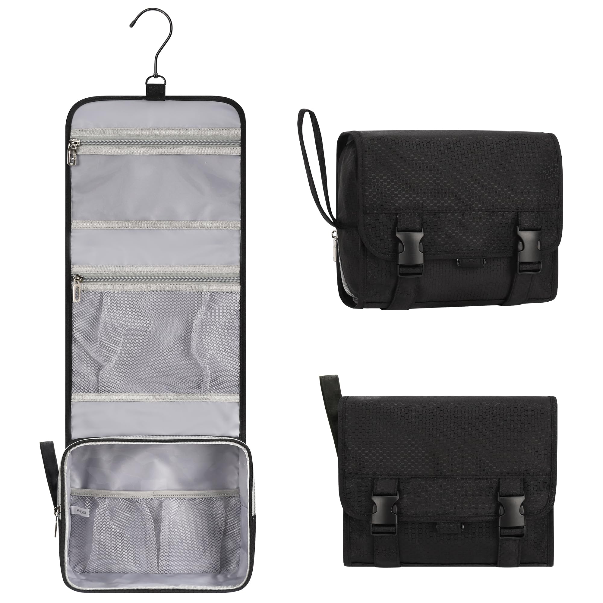 Small Hanging Travel Toiletry Bag for Men and Women